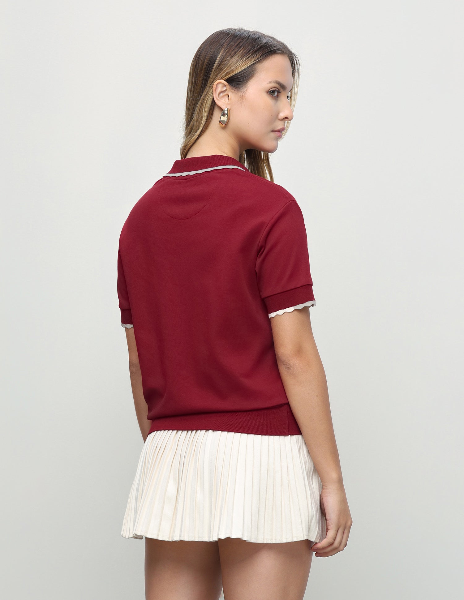 Solid Relaxed Fit Polo Shirt Maroon - U.S. Polo Assn. India | Large