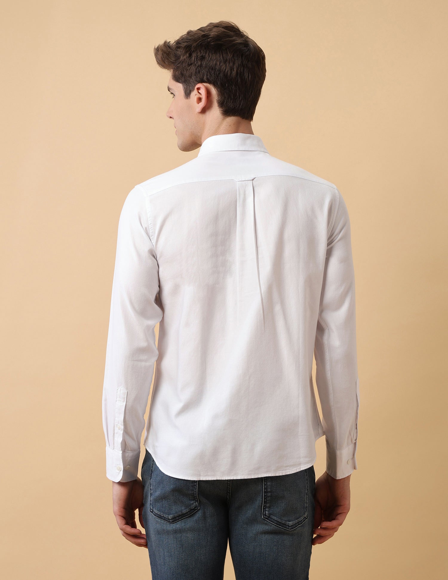 Pacho X Twill Regular Fit Shirt White - U.S. Polo Assn. India | Large