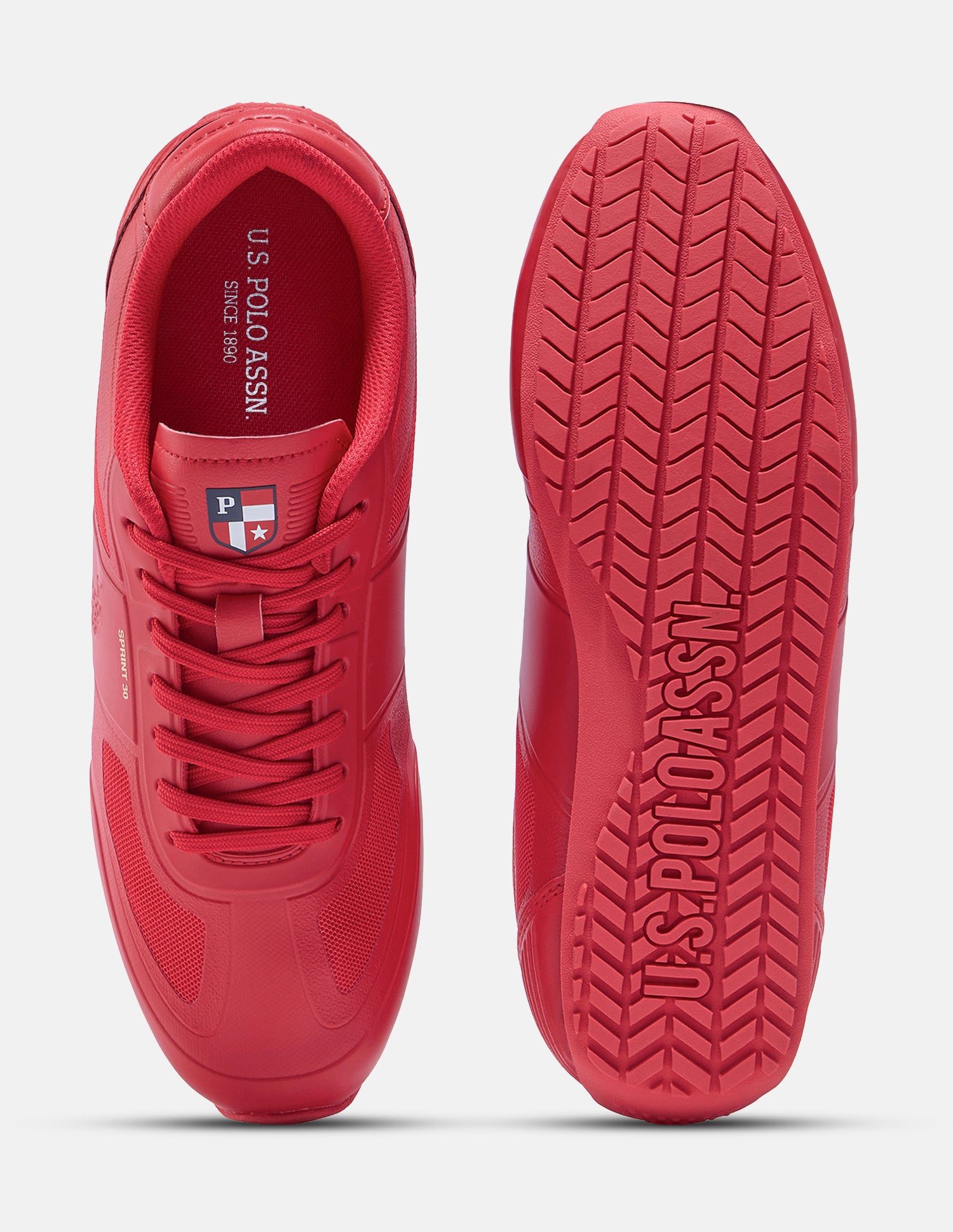 Sprint 30 Lace-Ups Sneakers Red - U.S. Polo Assn. India | Large