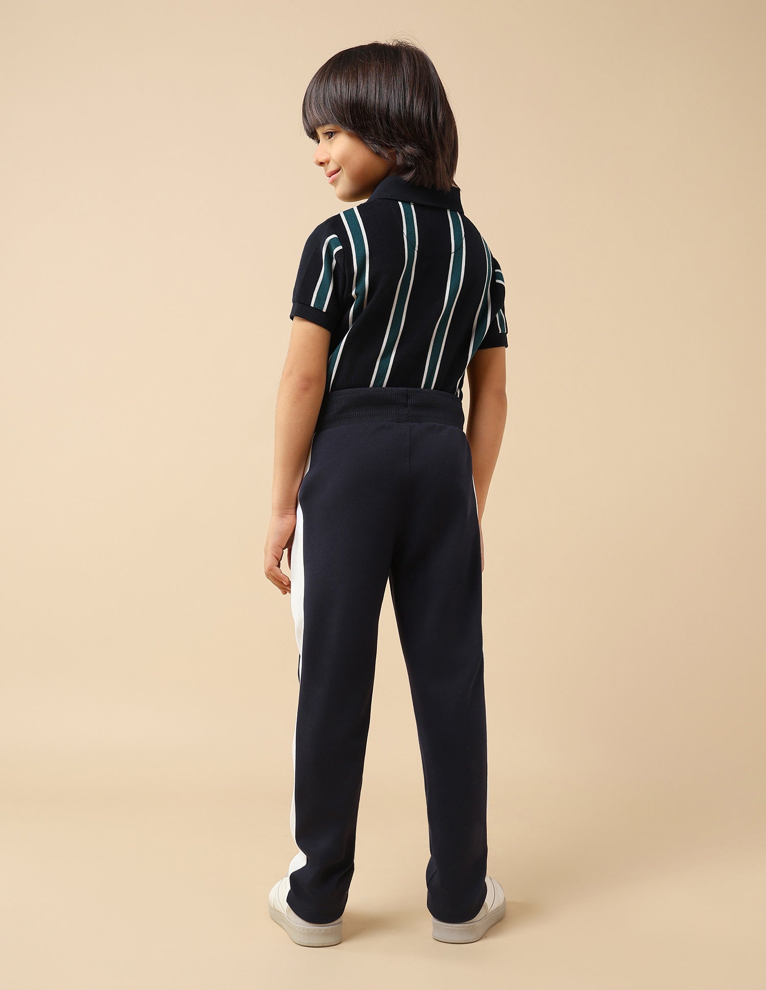 Boys Solid Regular Fit Trackpant Navy - U.S. POLO ASSN. | Large