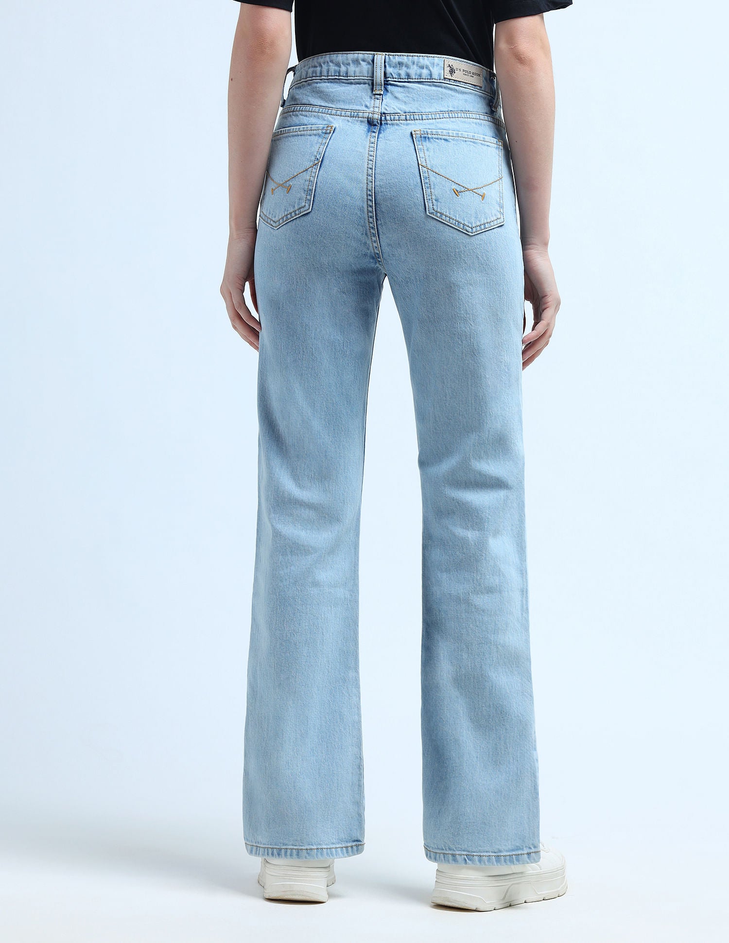 Regular Bootcut Blue Jeans Light Blue - U.S. Polo Assn. India | Large