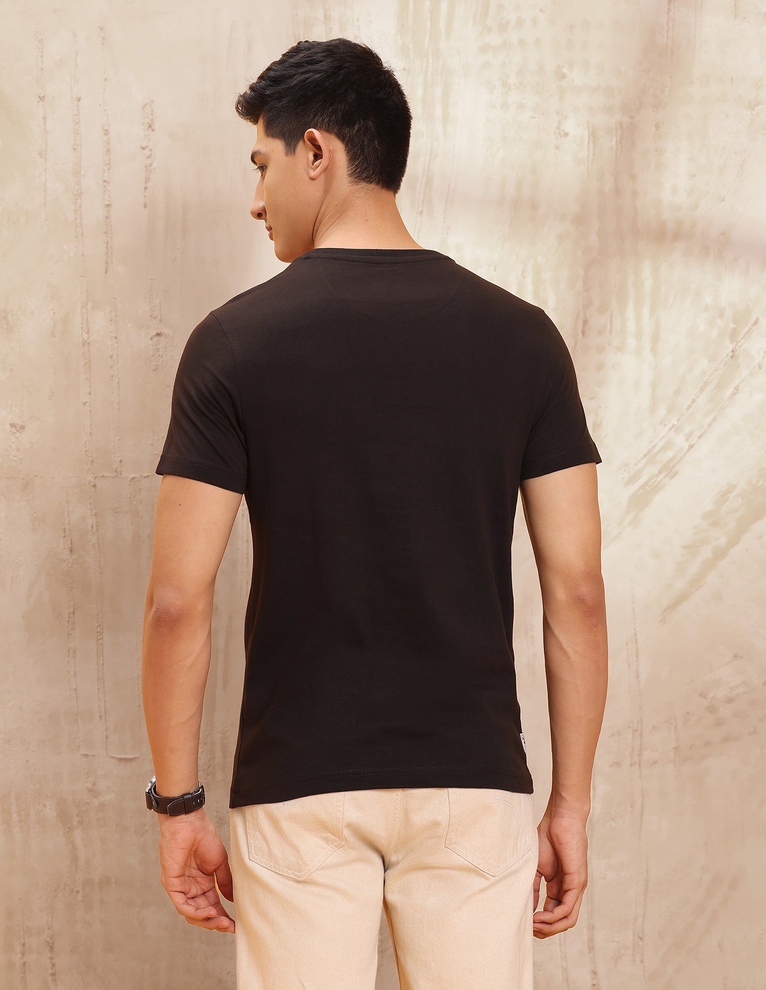 Graphic Printed Regular Fit T Shirt Dark Brown - U.S. POLO ASSN. | Large