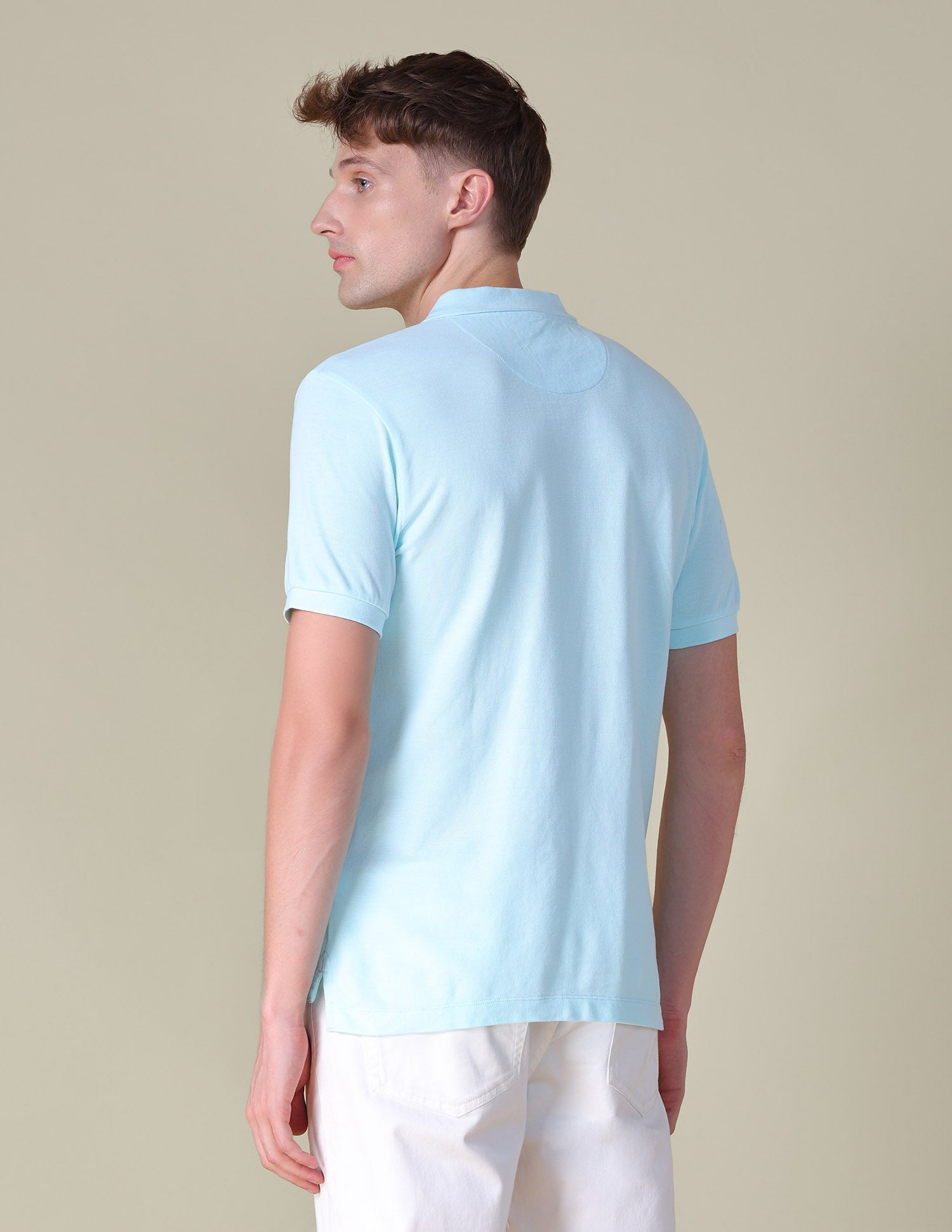 Brand Embroidered Regular Fit Polo Shirt Light Blue - U.S. POLO ASSN. | Large