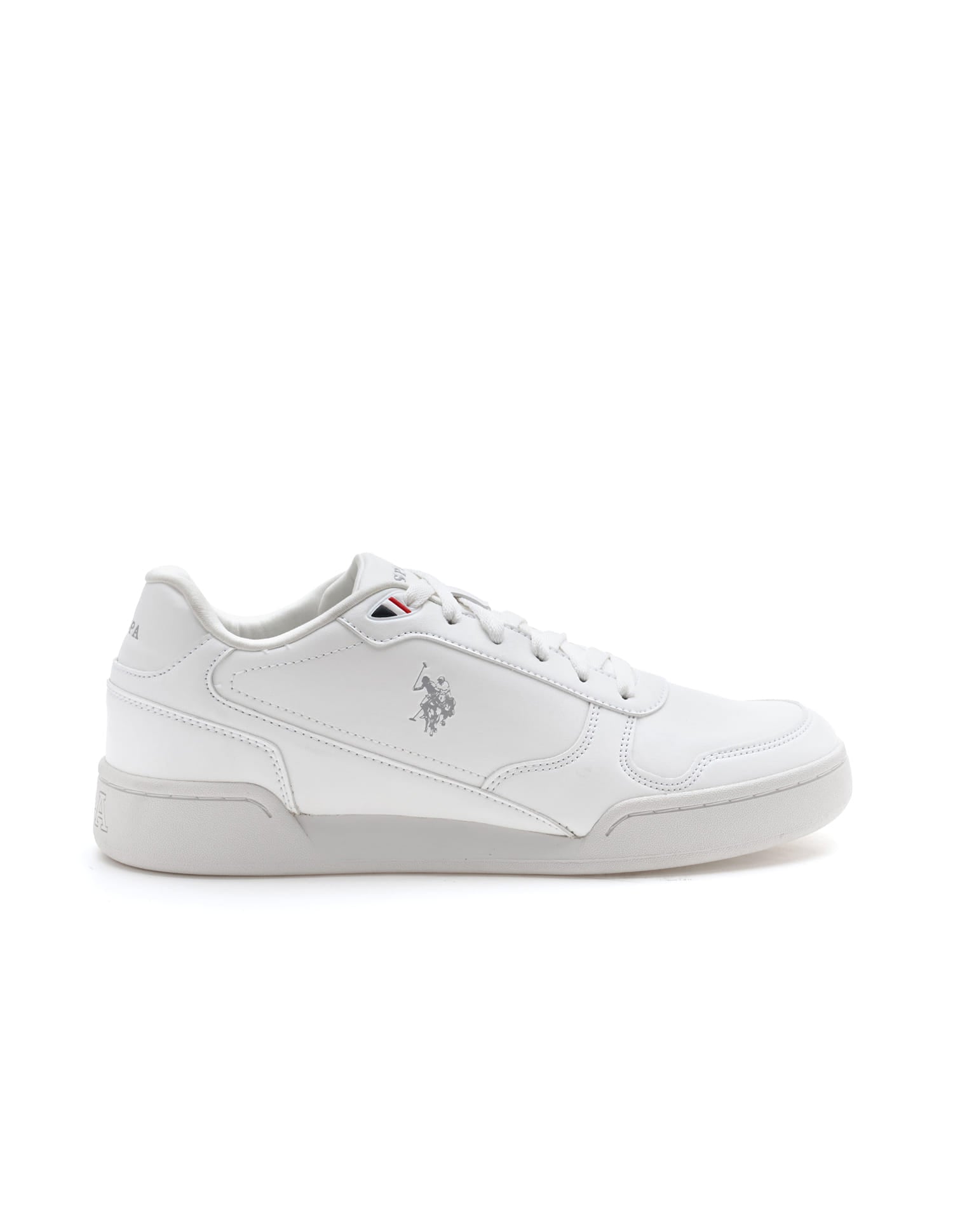 Men Valentin Solid Sneaker White - U.S. Polo Assn. India | Large