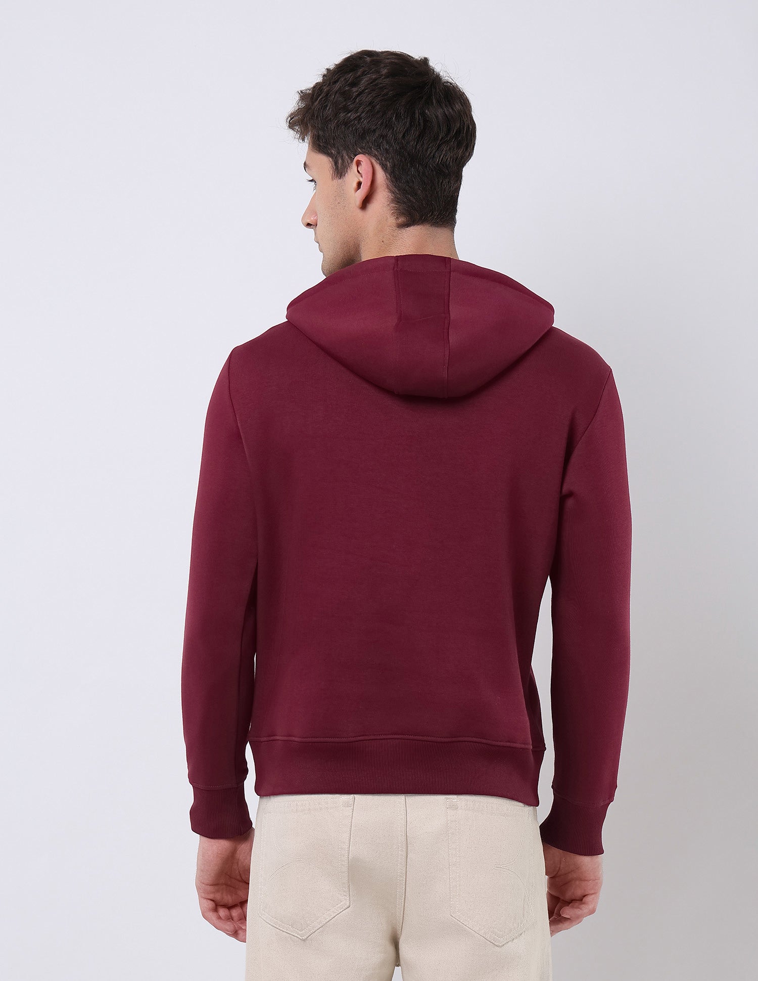 Brand Printed Regular Fit Sweatshirt Maroon - U.S. POLO ASSN. | Large