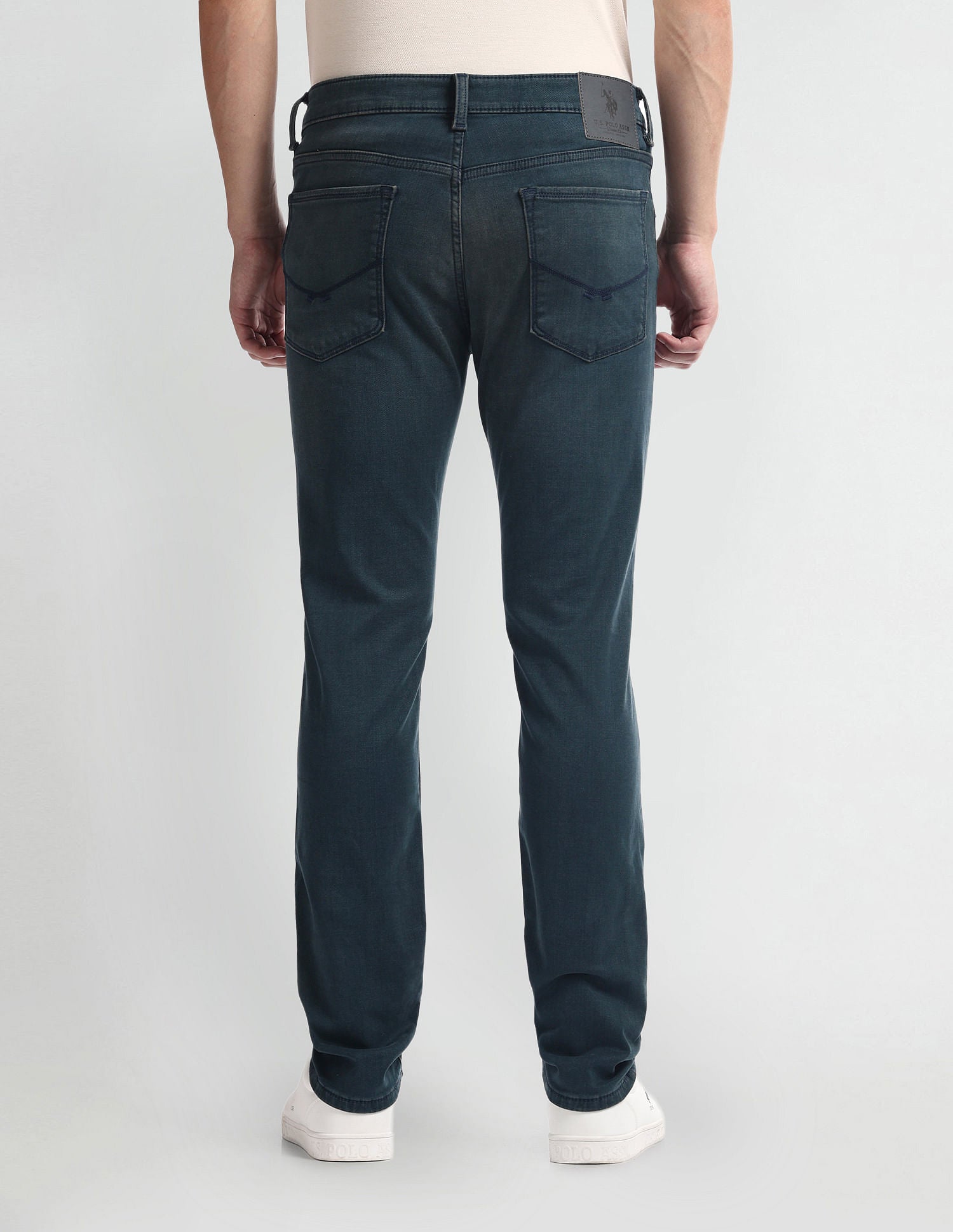 Regallo Skinny Fit Blue Jeans Blue - U.S. Polo Assn. India | Large