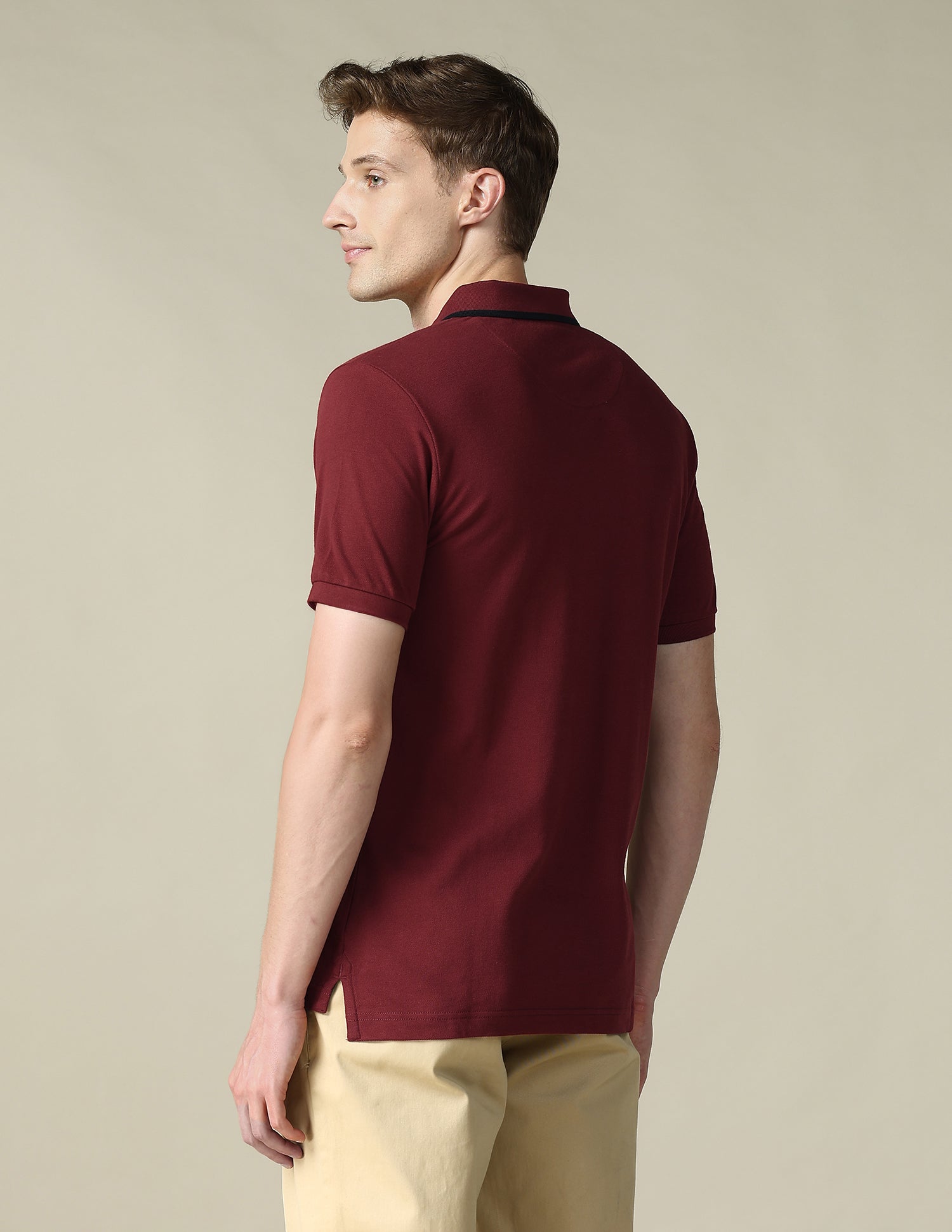 Brand Embroidered Regular Fit Polo Shirt Maroon - U.S. POLO ASSN. | Large