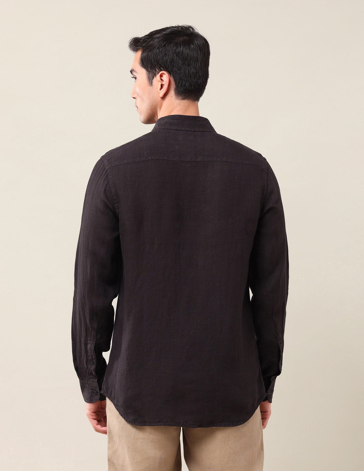 Solid Regular Shirt Choco - U.S. Polo Assn. India | Large