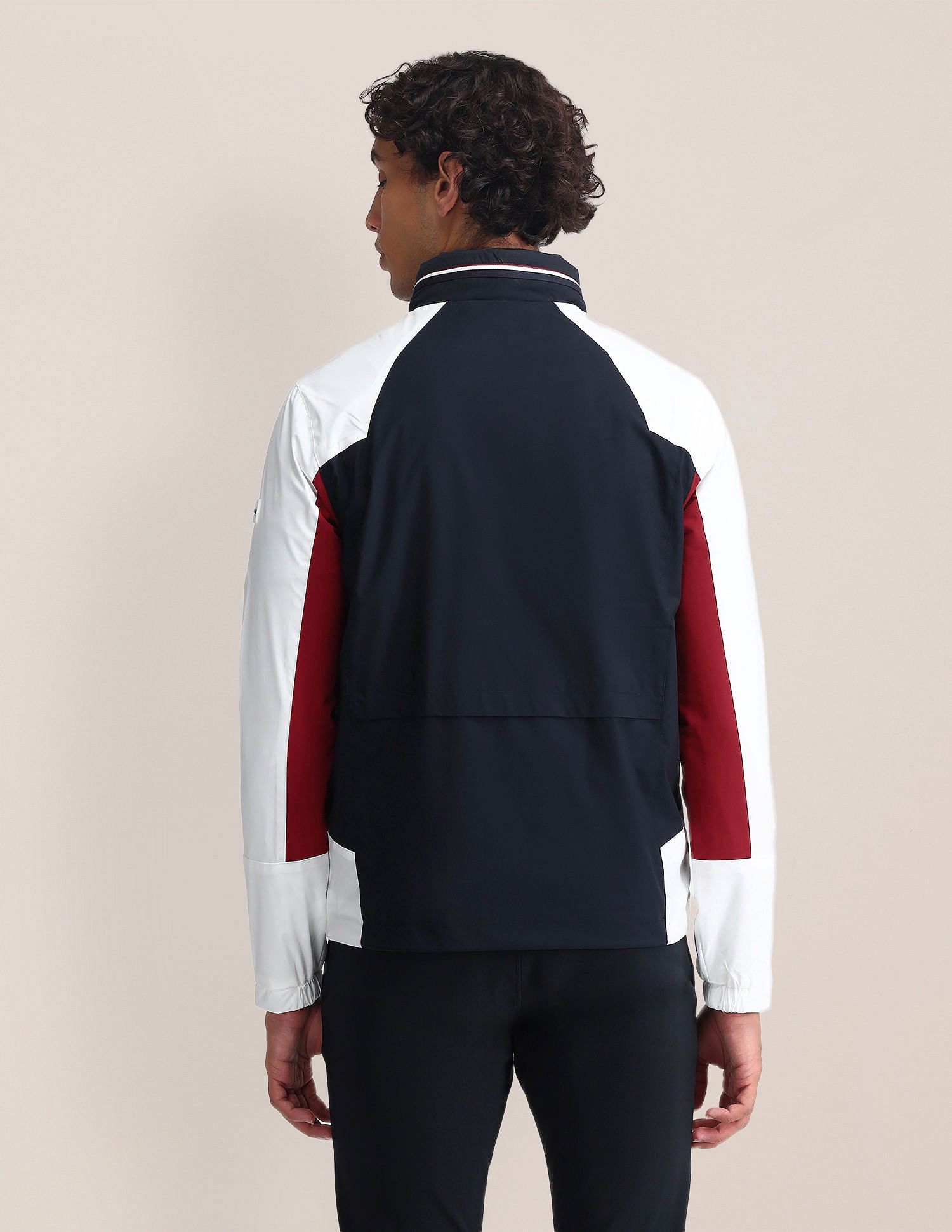 Colour Blocked Regular Fit Jacket Navy - U.S. POLO ASSN. | Large