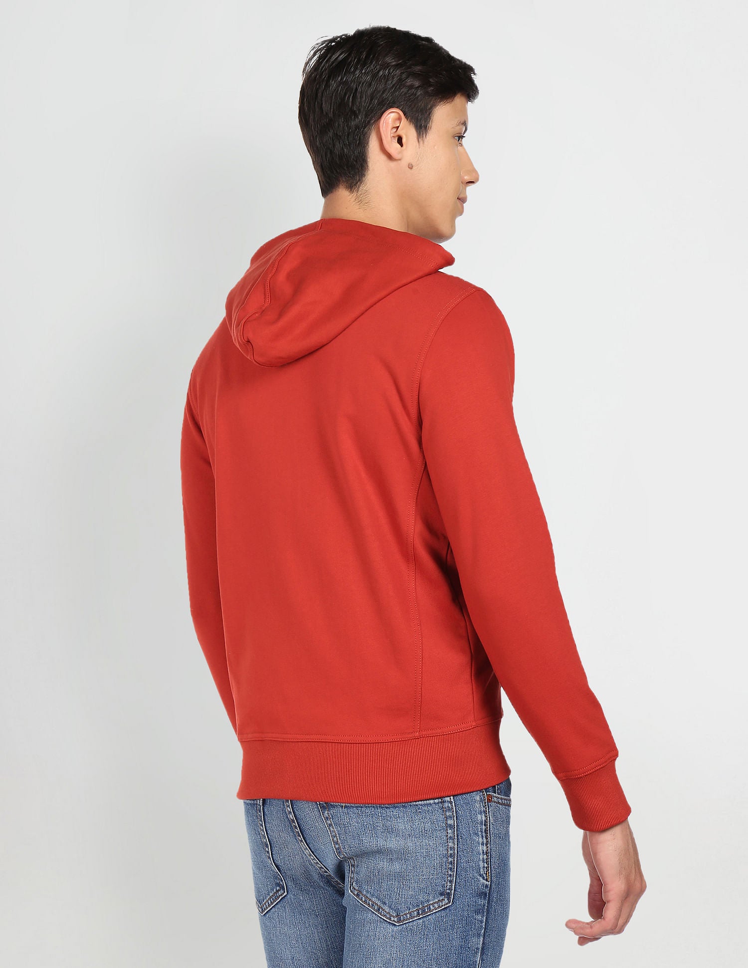 Solid Hooded Sweatshirt Red - U.S. POLO ASSN. | Large