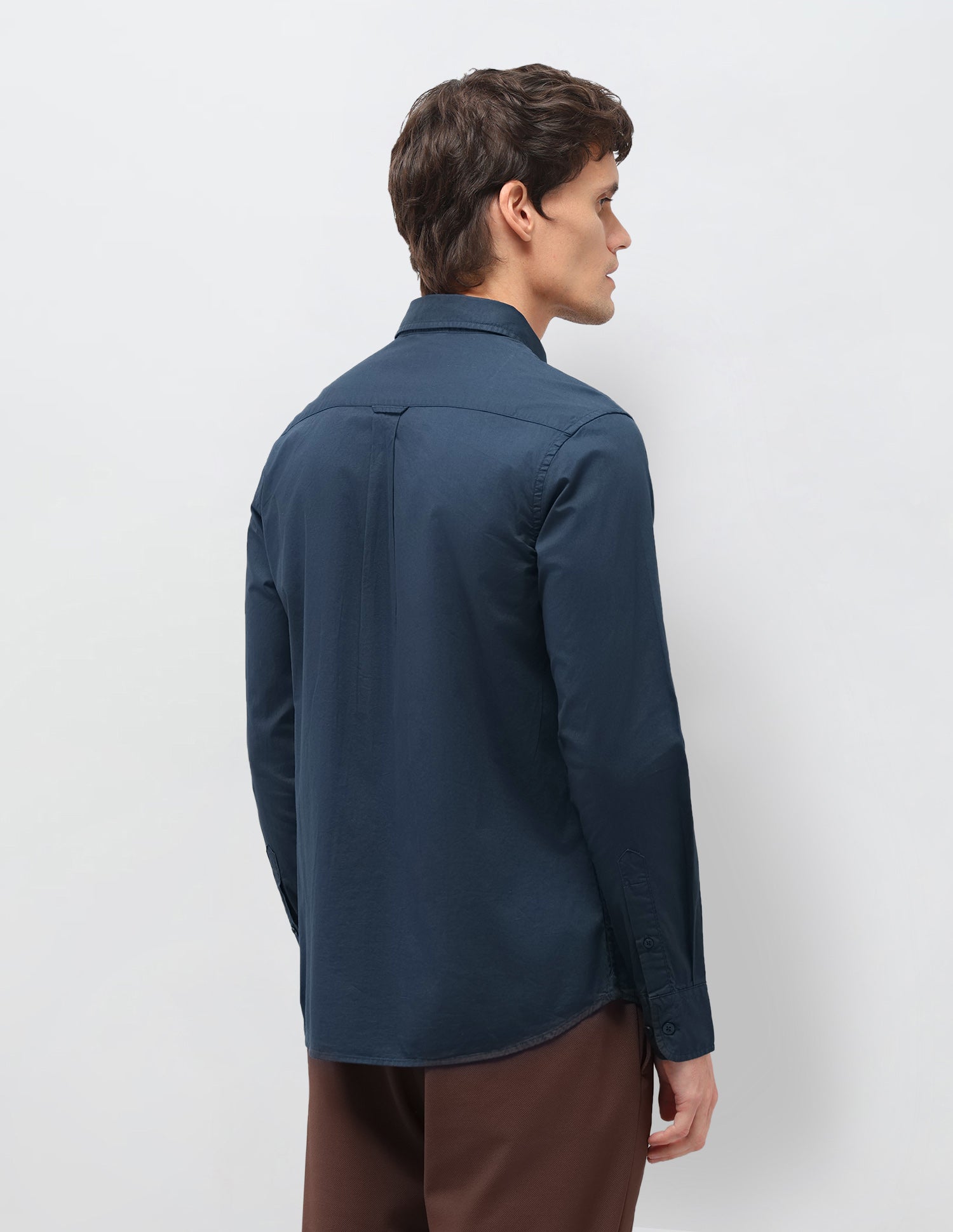 Twill Solid Shirt Navy - U.S. Polo Assn. India | Large