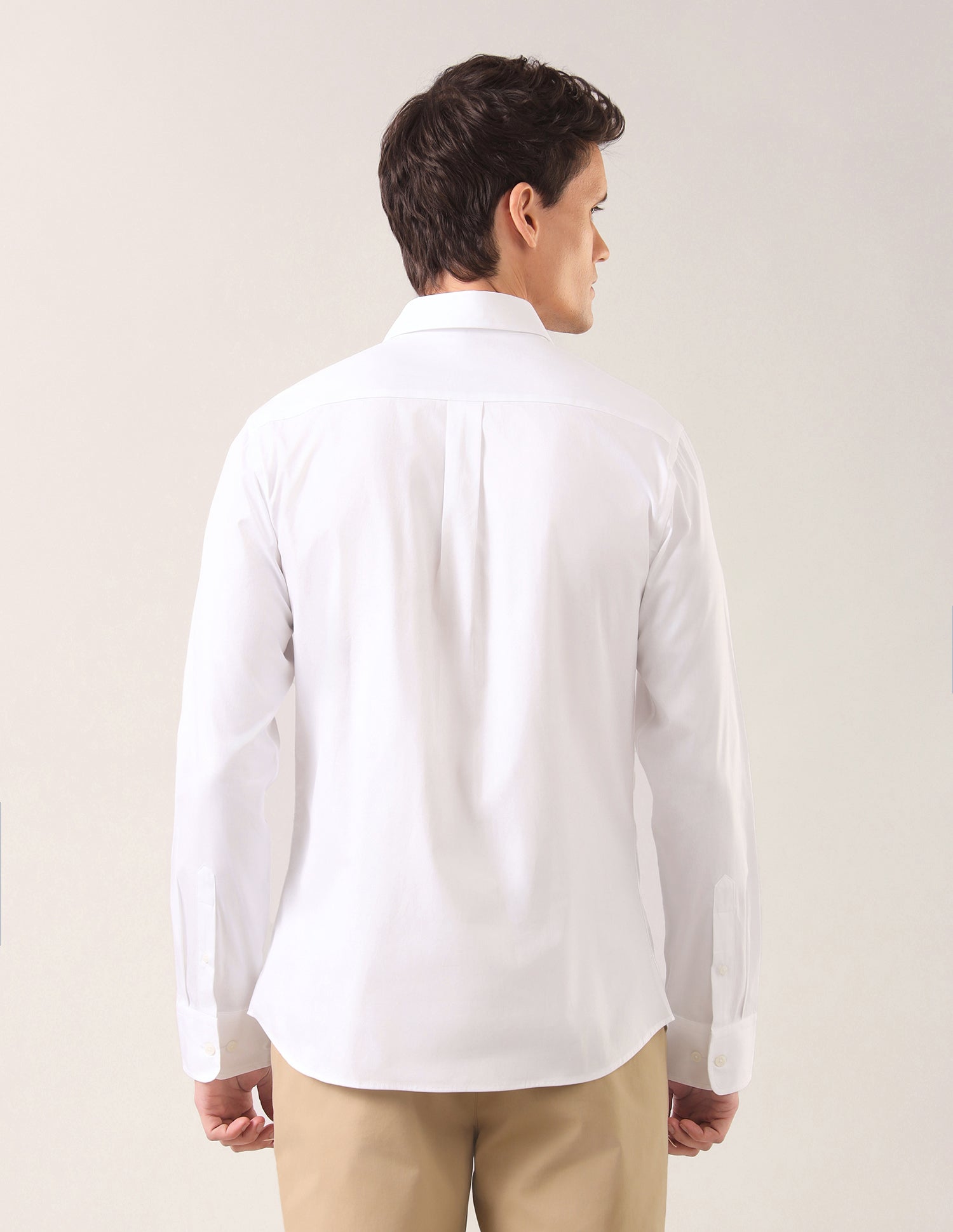 Oxford Tailored Fit Shirt White - U.S. Polo Assn. India | Large