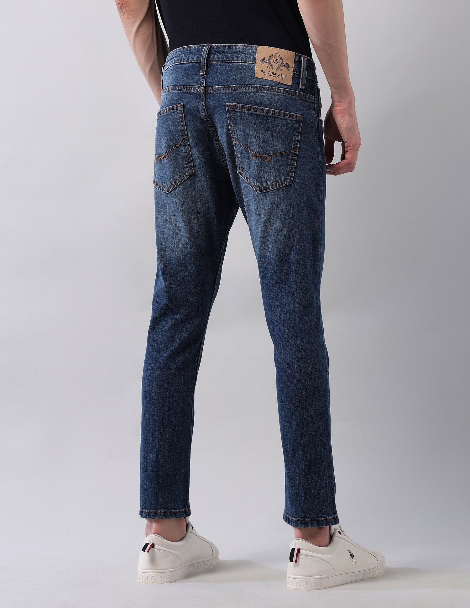 Henry Tapered Fit Blue Jeans Blue - U.S. POLO ASSN. | Large