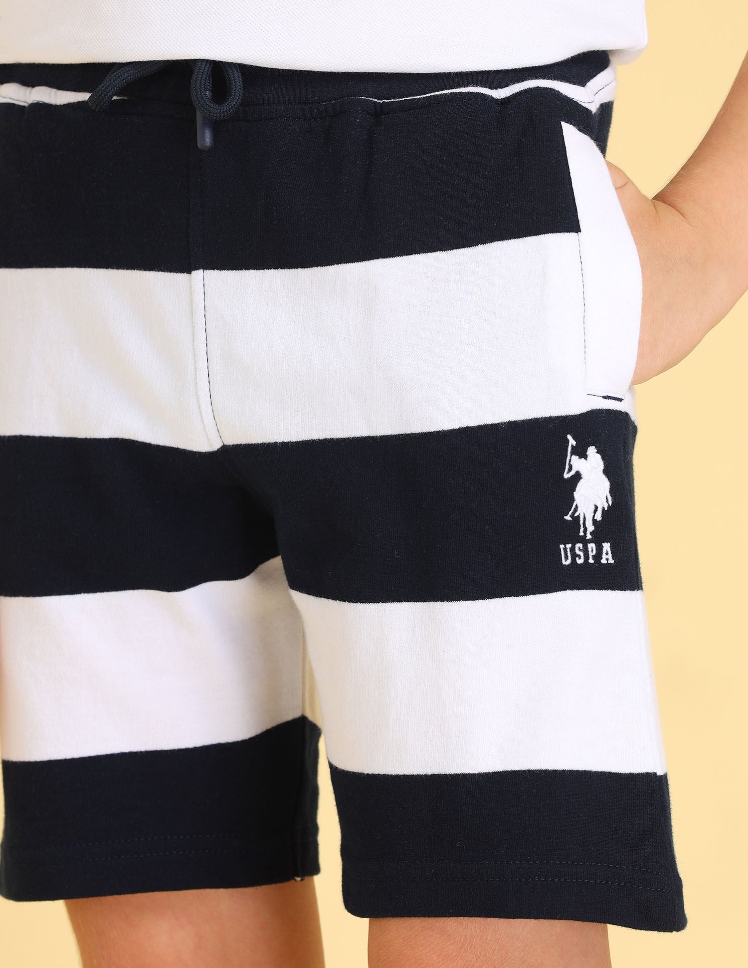 UKSRT0296 NAVY Boys Shorts Navy - U.S. POLO ASSN. | Large
