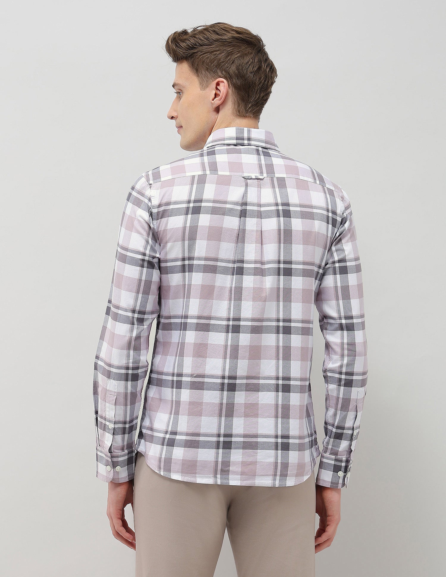 Casa De Campo Regular Fit Shirt Pink - U.S. Polo Assn. India | Large