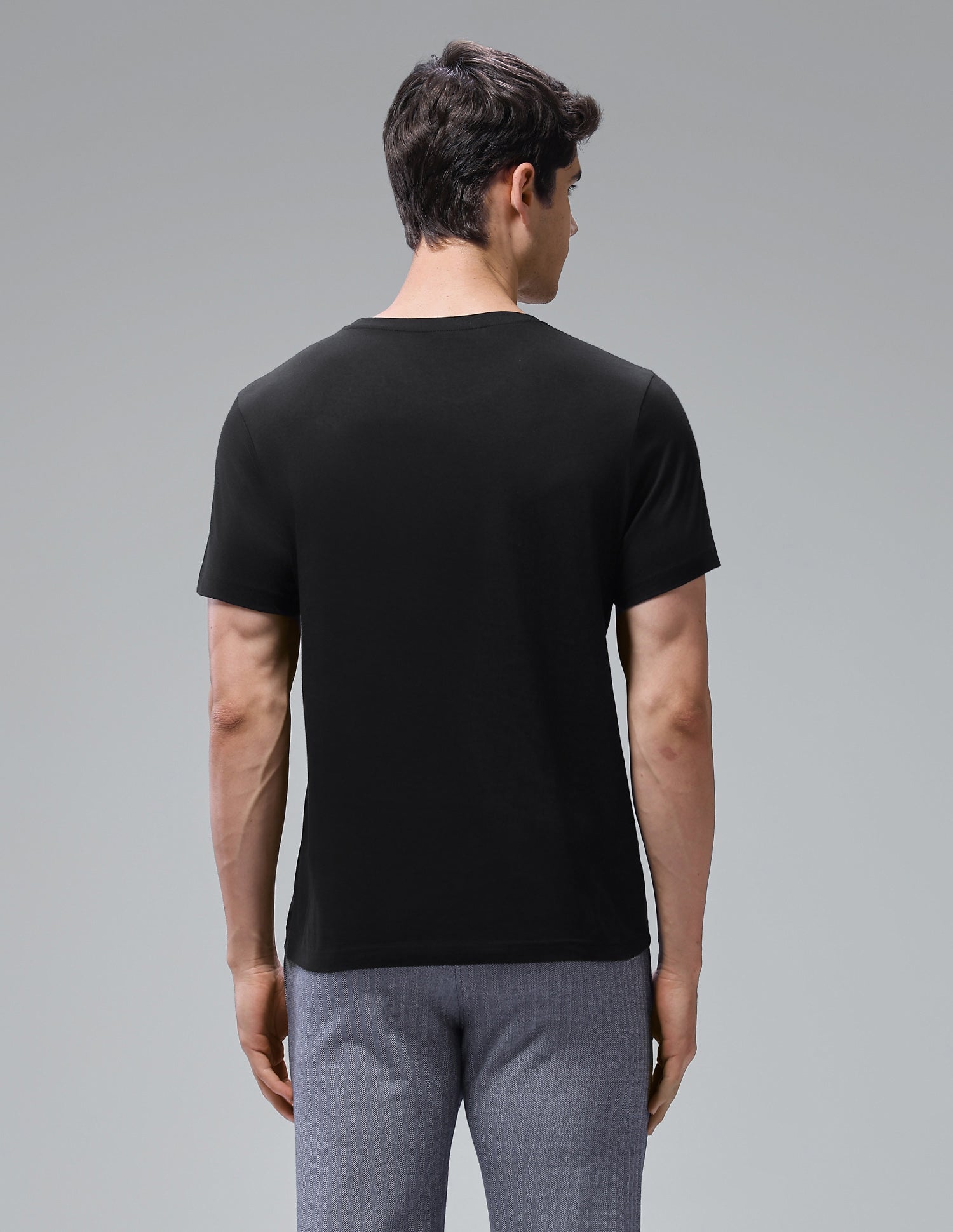 Solid Regular Fit Loungewear T-Shirt Black - U.S. Polo Assn. India | Large