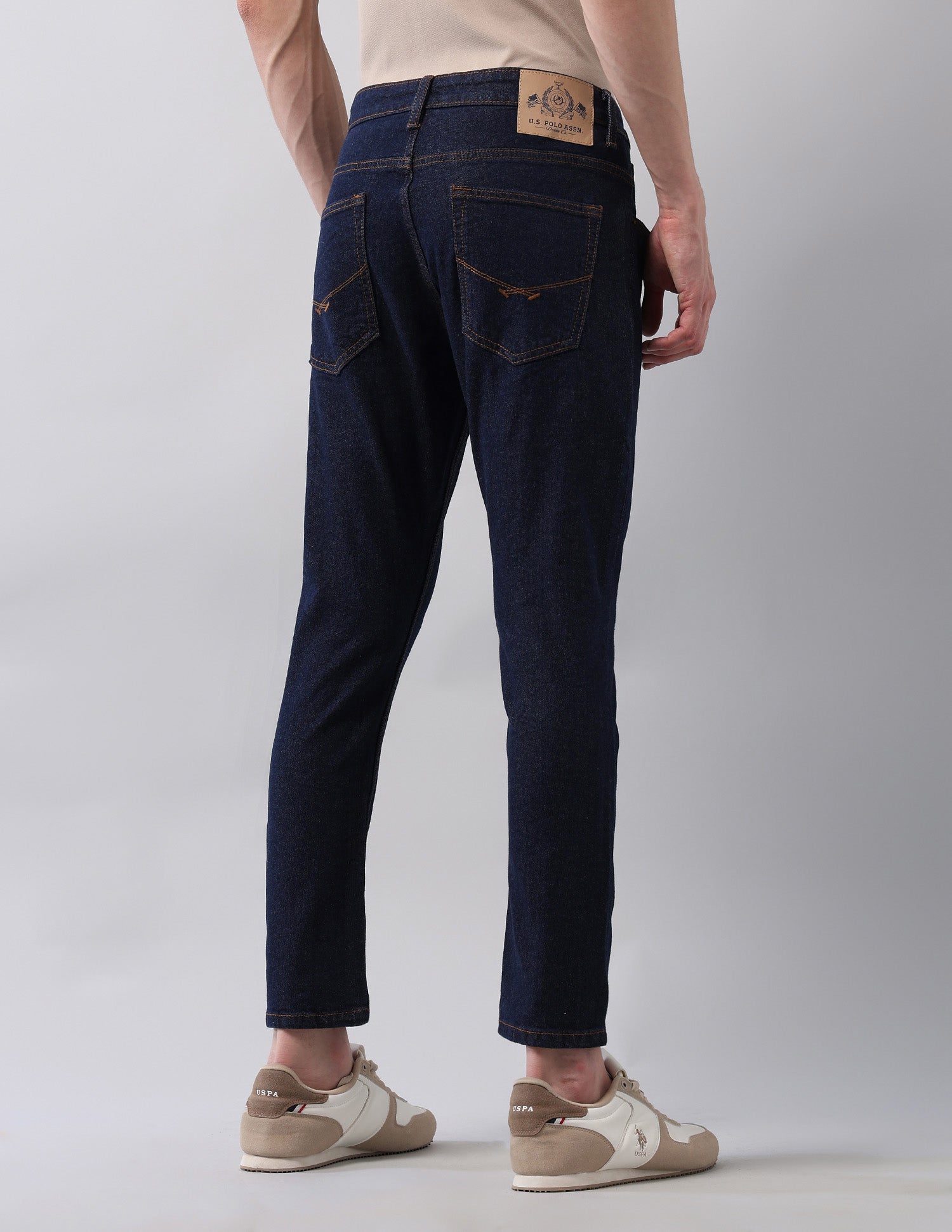 Henry Tapered Fit Blue Jeans Blue - U.S. Polo Assn. India | Large