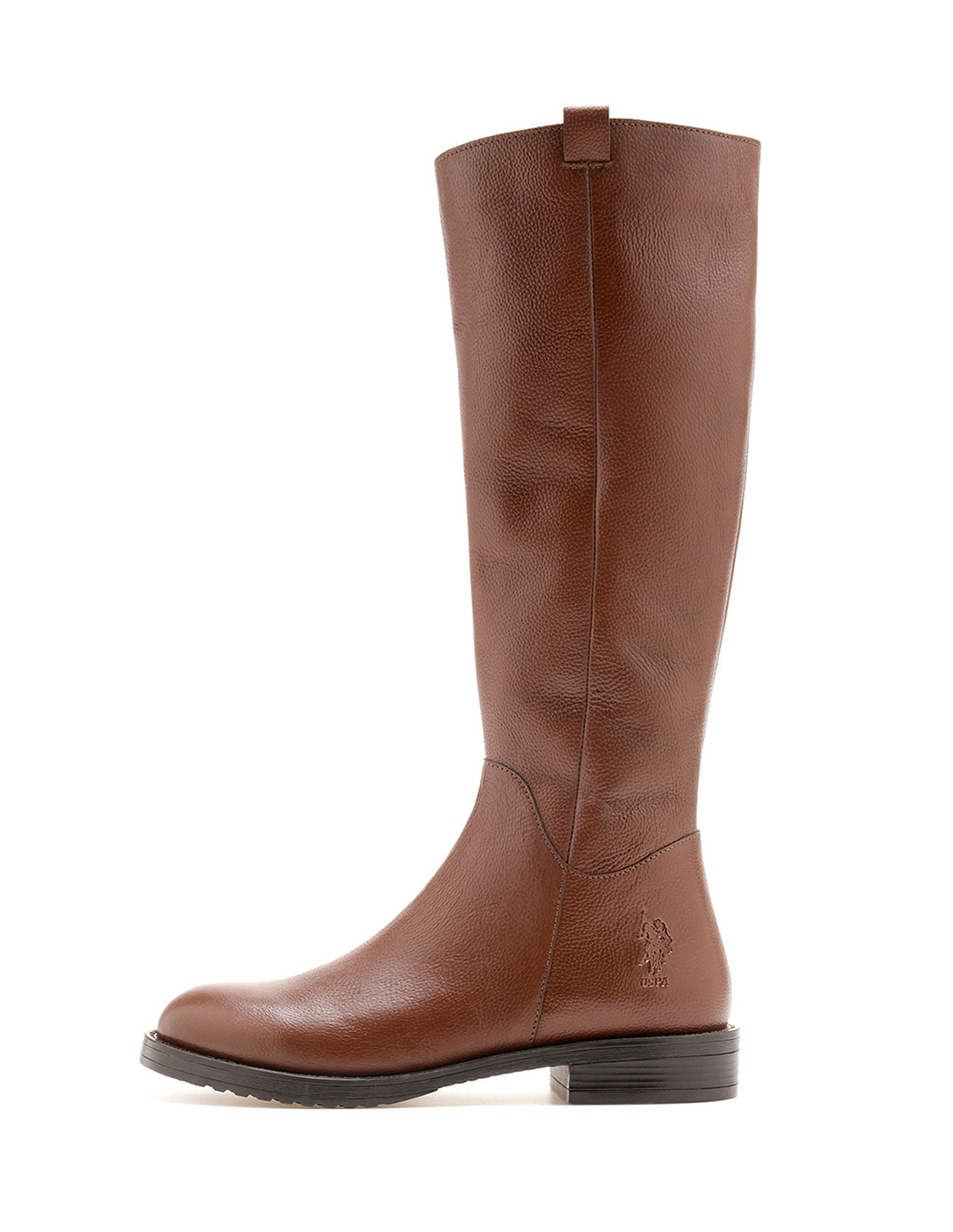 Women Franca  Leather City Boots Tan - U.S. POLO ASSN. | Large