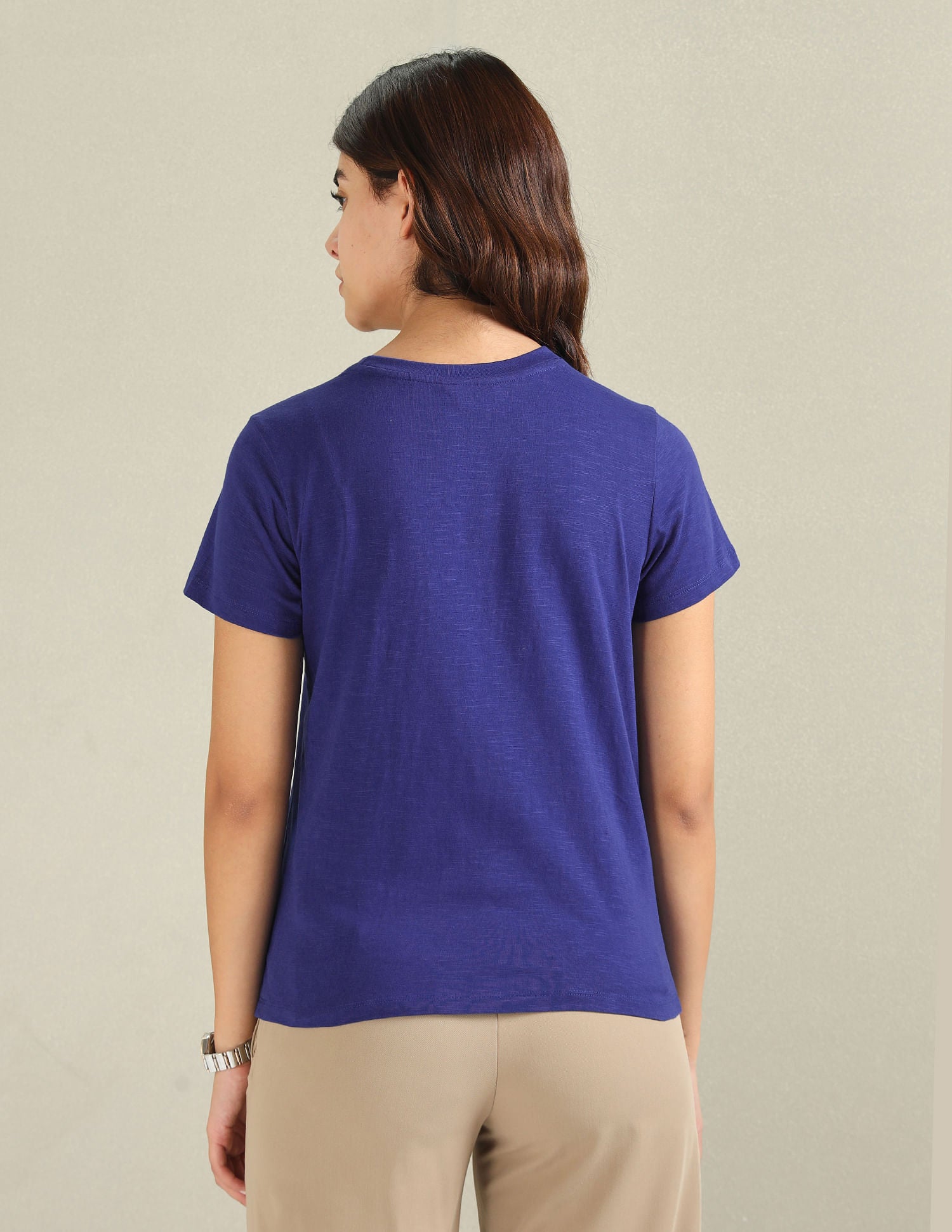 Pure Cotton Brand Print T-Shirt Dark Blue - U.S. POLO ASSN. | Large