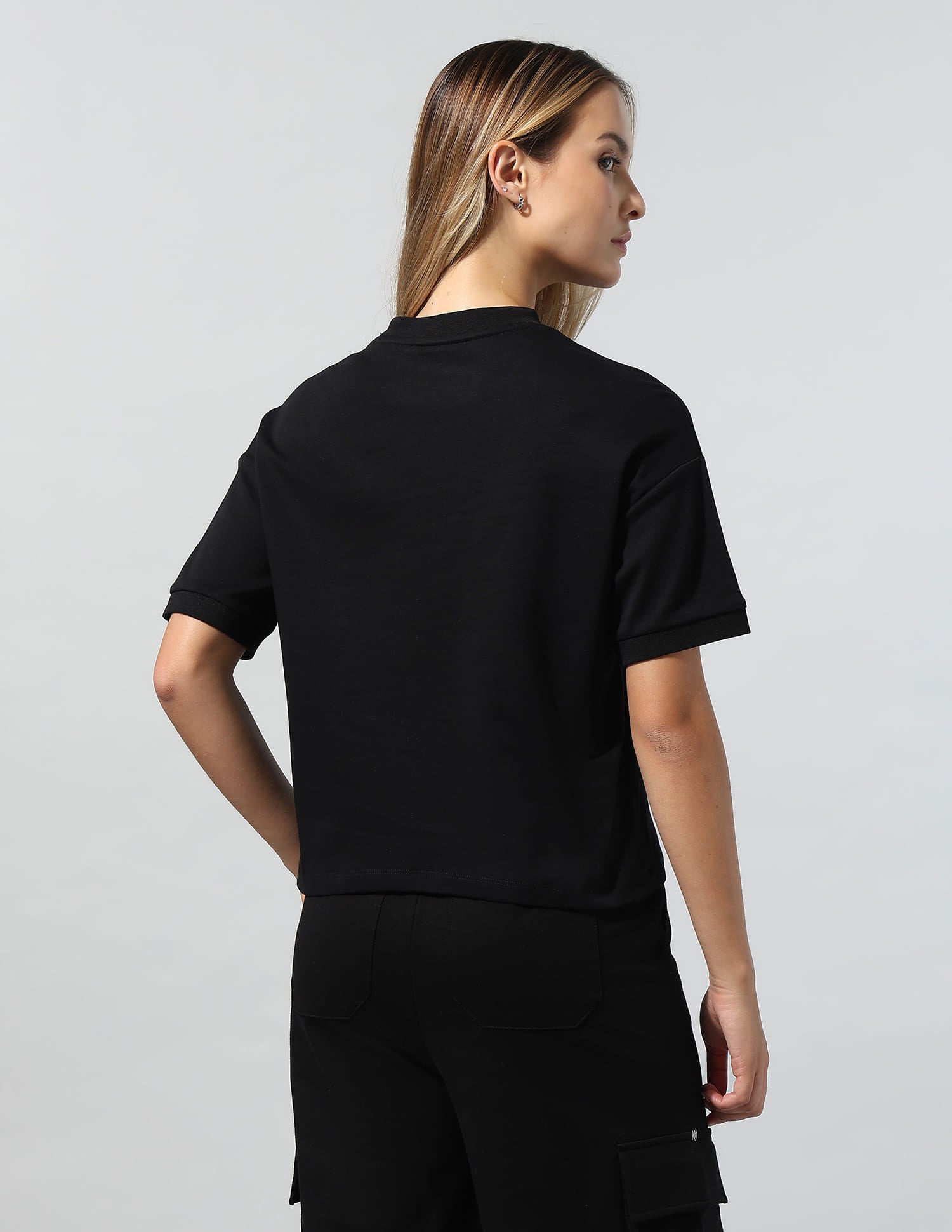 Brand Printed Relaxed T-Shirt Black - U.S. Polo Assn. India | Large
