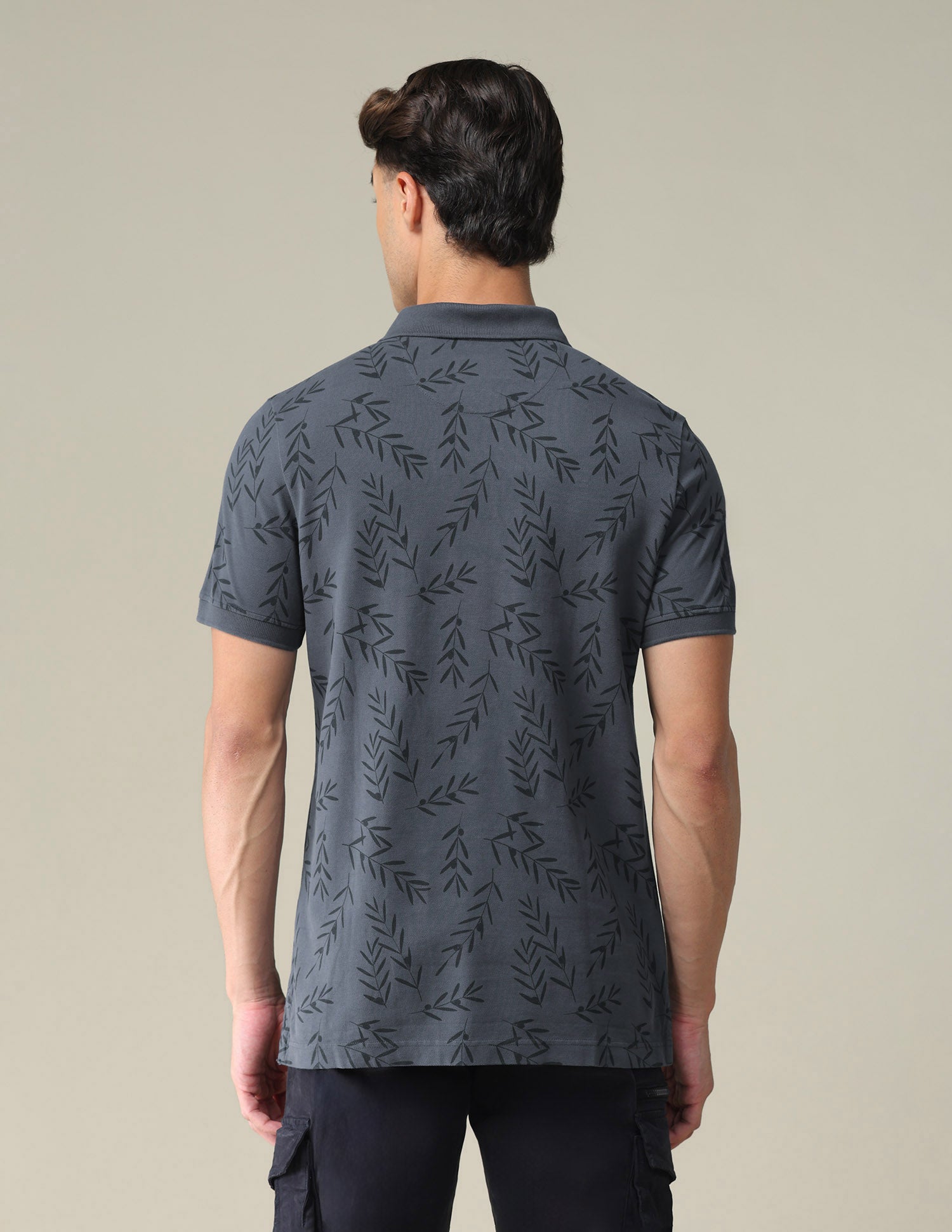 Pure Cotton Slim Fit Polo Shirt Charcoal - U.S. POLO ASSN. | Large