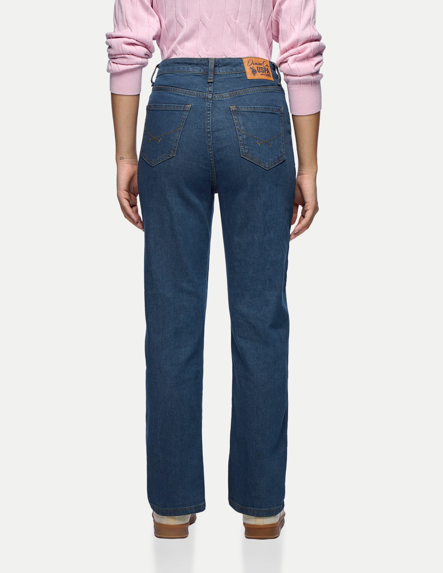 Straight Fit Blue Jeans Blue - U.S. Polo Assn. India | Large