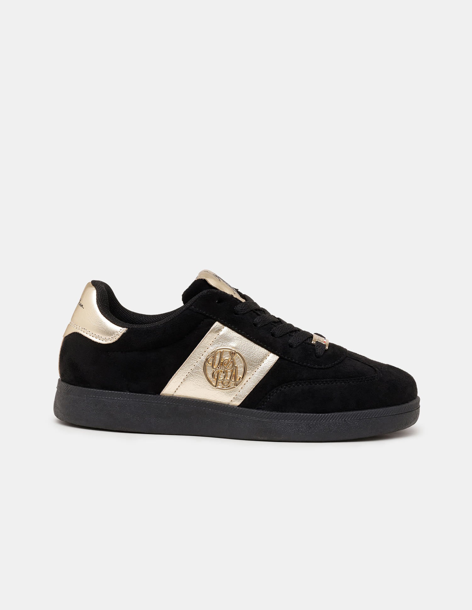 Mirae Black Sneakers Shoes Black - U.S. Polo Assn. India | Large