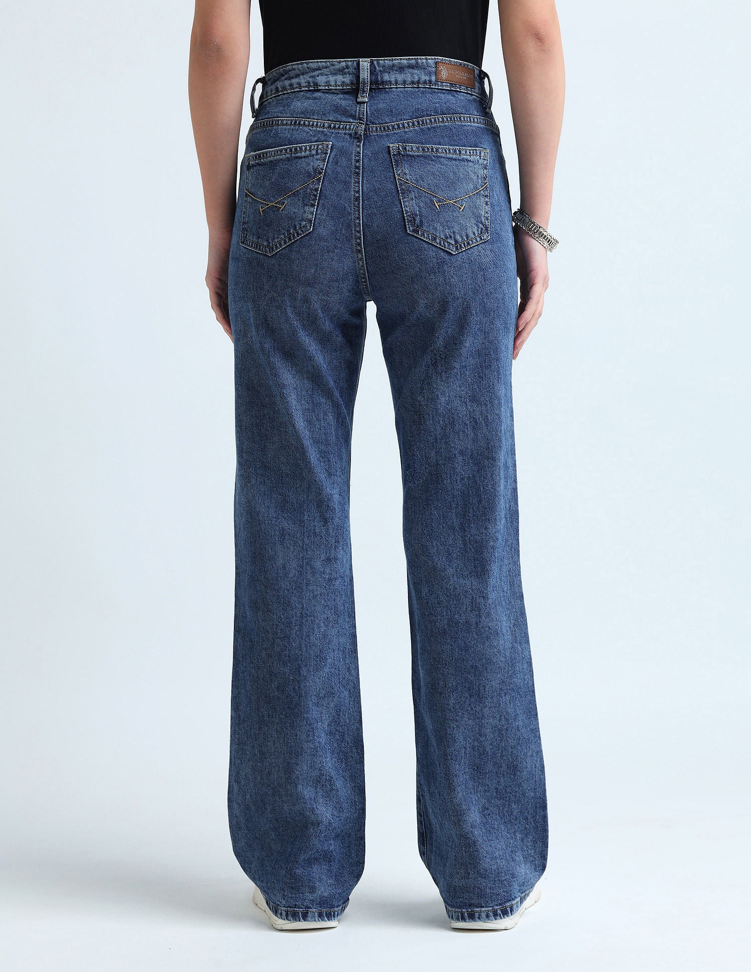 Bootcut Fit Blue Jeans Blue - U.S. Polo Assn. India | Large