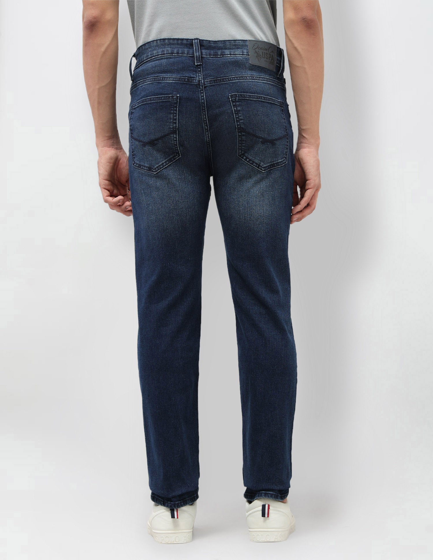 Harold Slim Straight Fit Blue Jeans Indigo - U.S. Polo Assn. India | Large