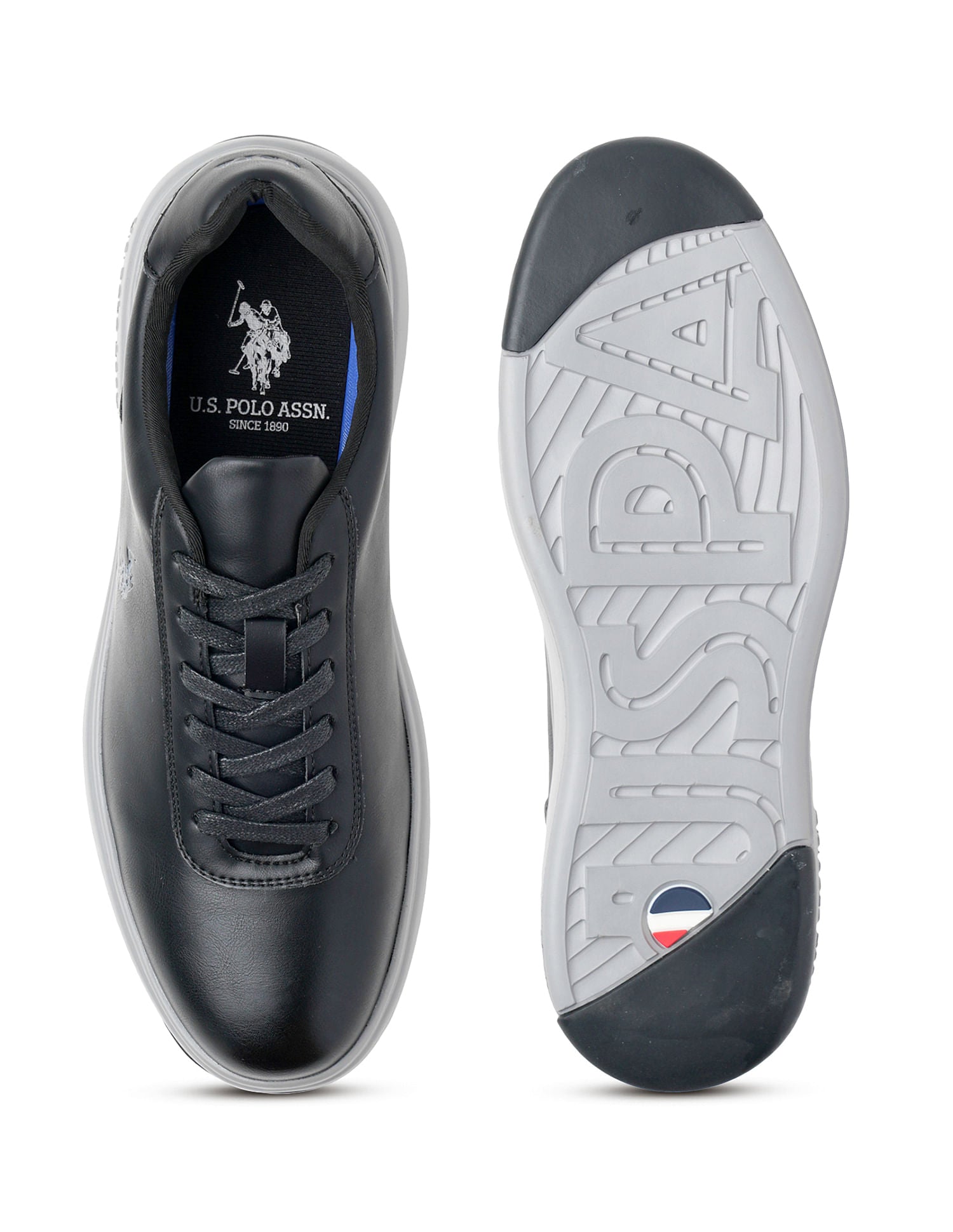 Men Zoro Black All Day Sneakers Black - U.S. Polo Assn. India | Large