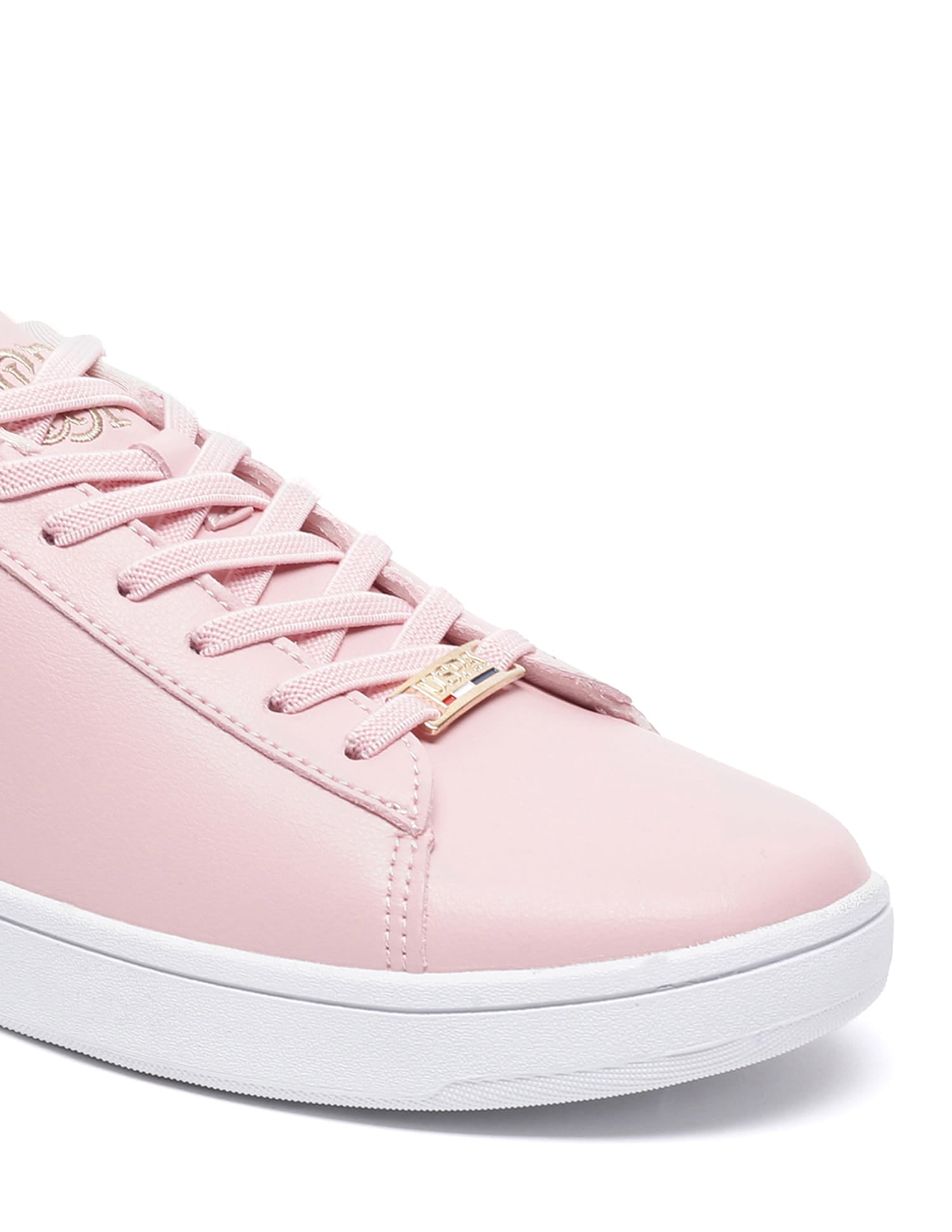 Women Metallic Logo Rylee 2.0 Sneakers Light Pink - U.S. Polo Assn. India | Large