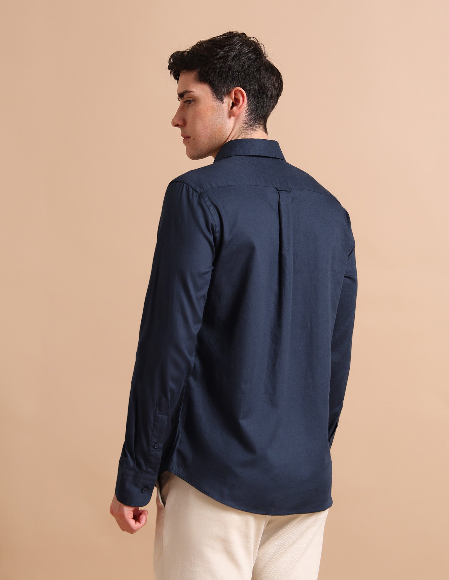 Brand Stripe Dobby Shirt Navy - U.S. POLO ASSN. | Large