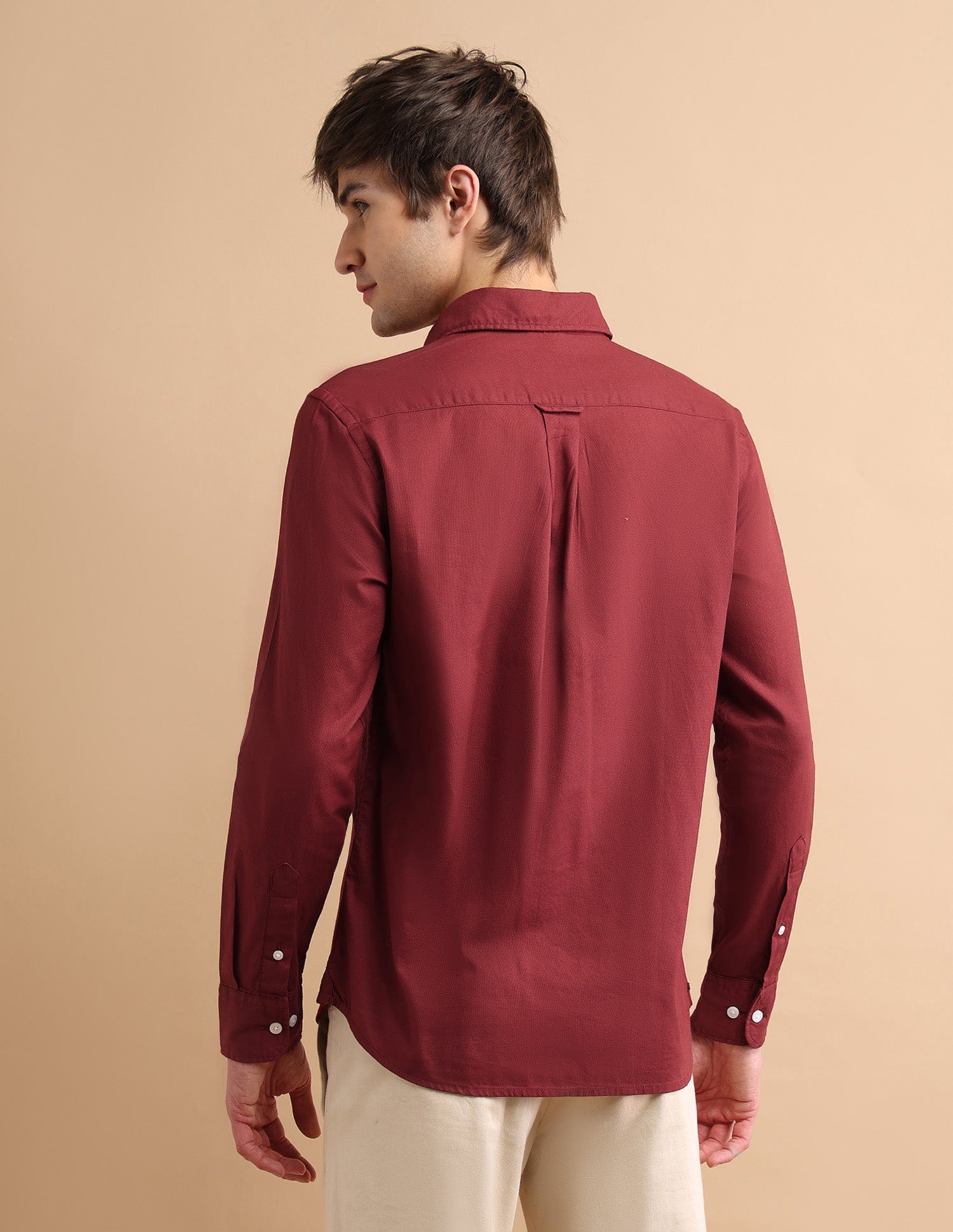 The Classic Everyday Shirt Dark Red - U.S. POLO ASSN. | Large