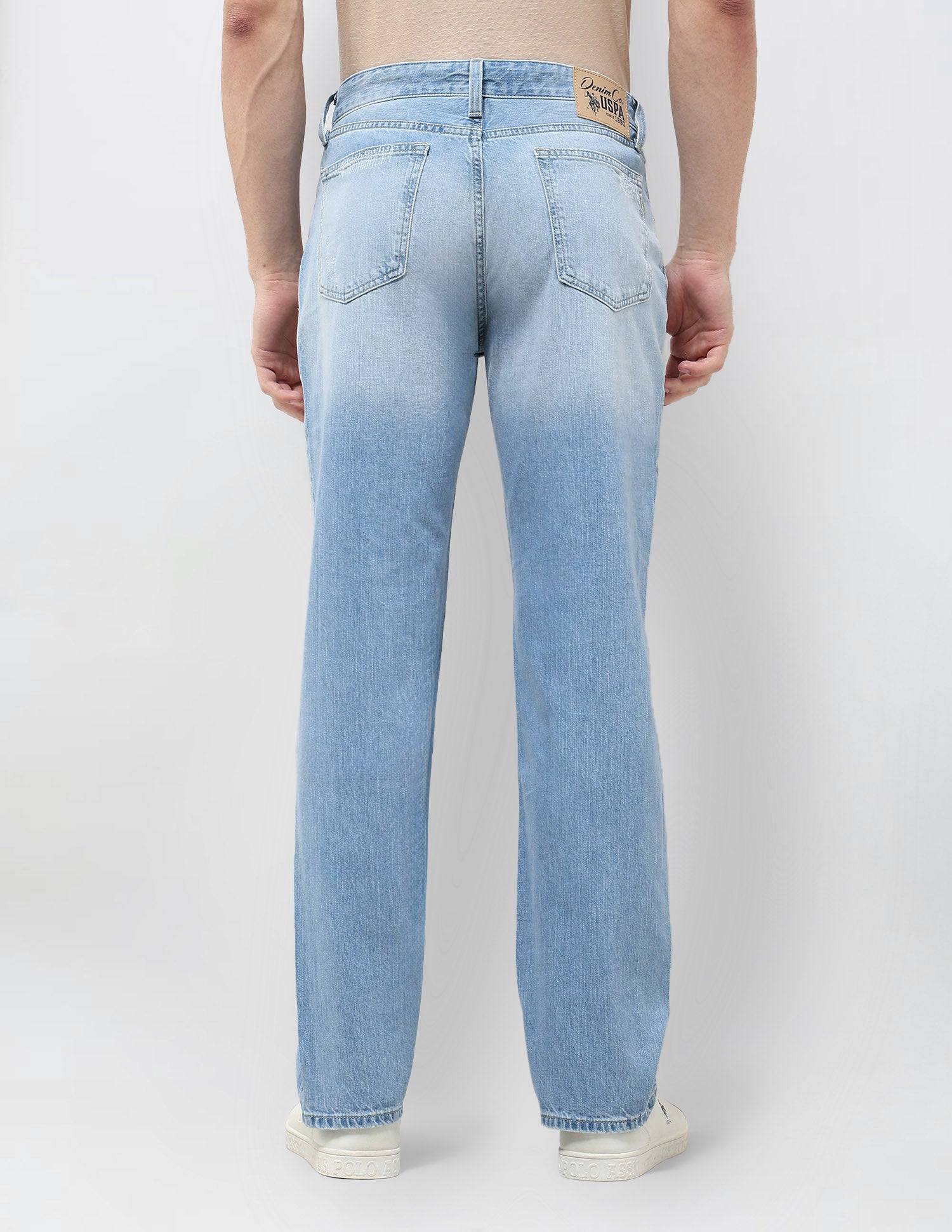 Shawn Relaxed Fit Blue Jeans Blue - U.S. POLO ASSN. | Large