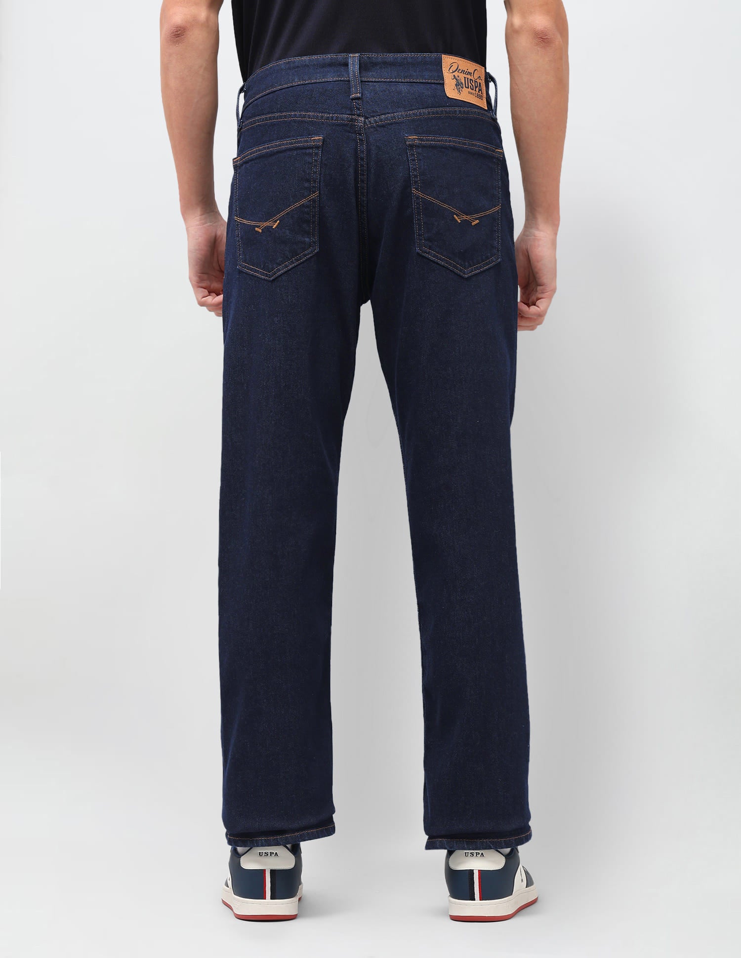 Solid Bootcut Jeans Blue - U.S. Polo Assn. India | Large