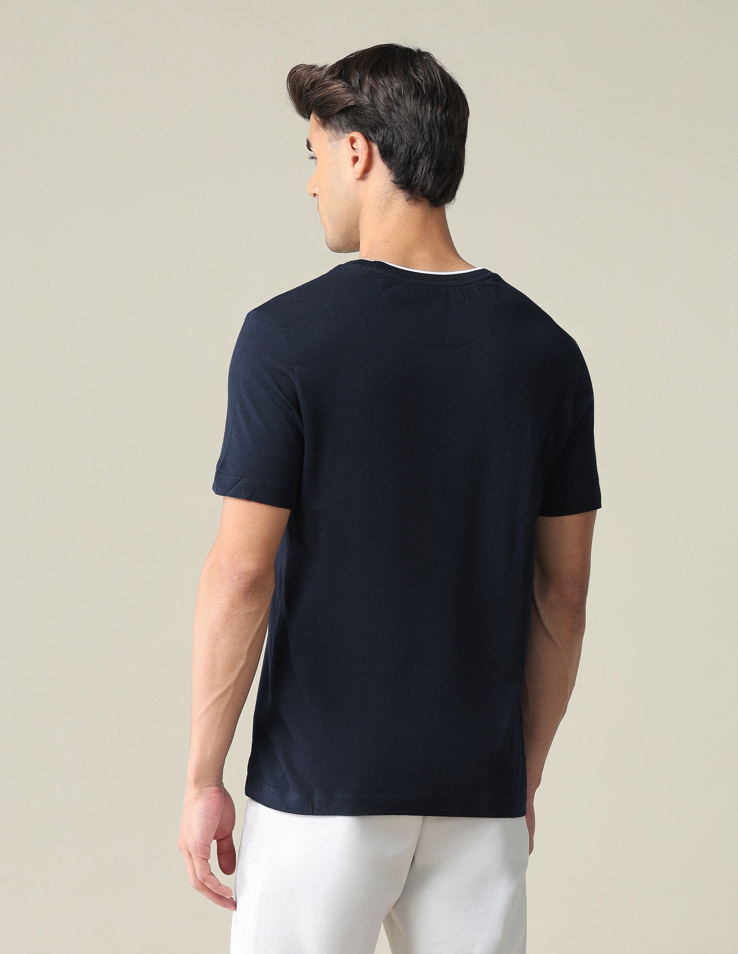 Stretchy Tipped T-Shirt Navy - U.S. POLO ASSN. | Large
