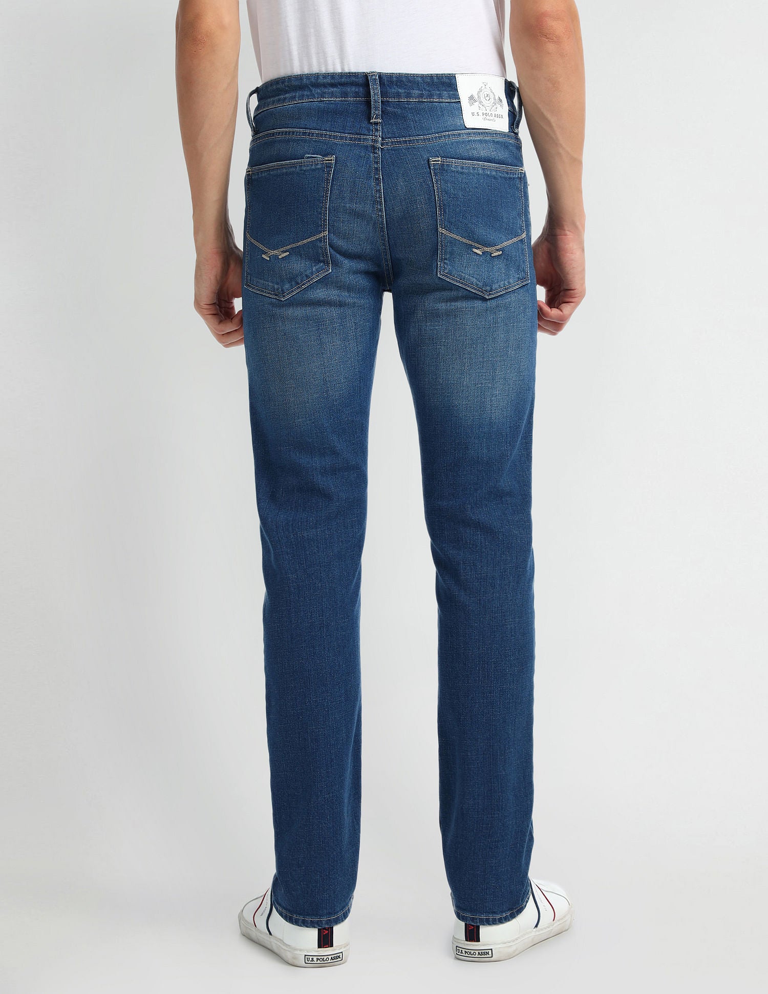 Regallo Skinny Fit Blue Jeans Blue - U.S. POLO ASSN. | Large