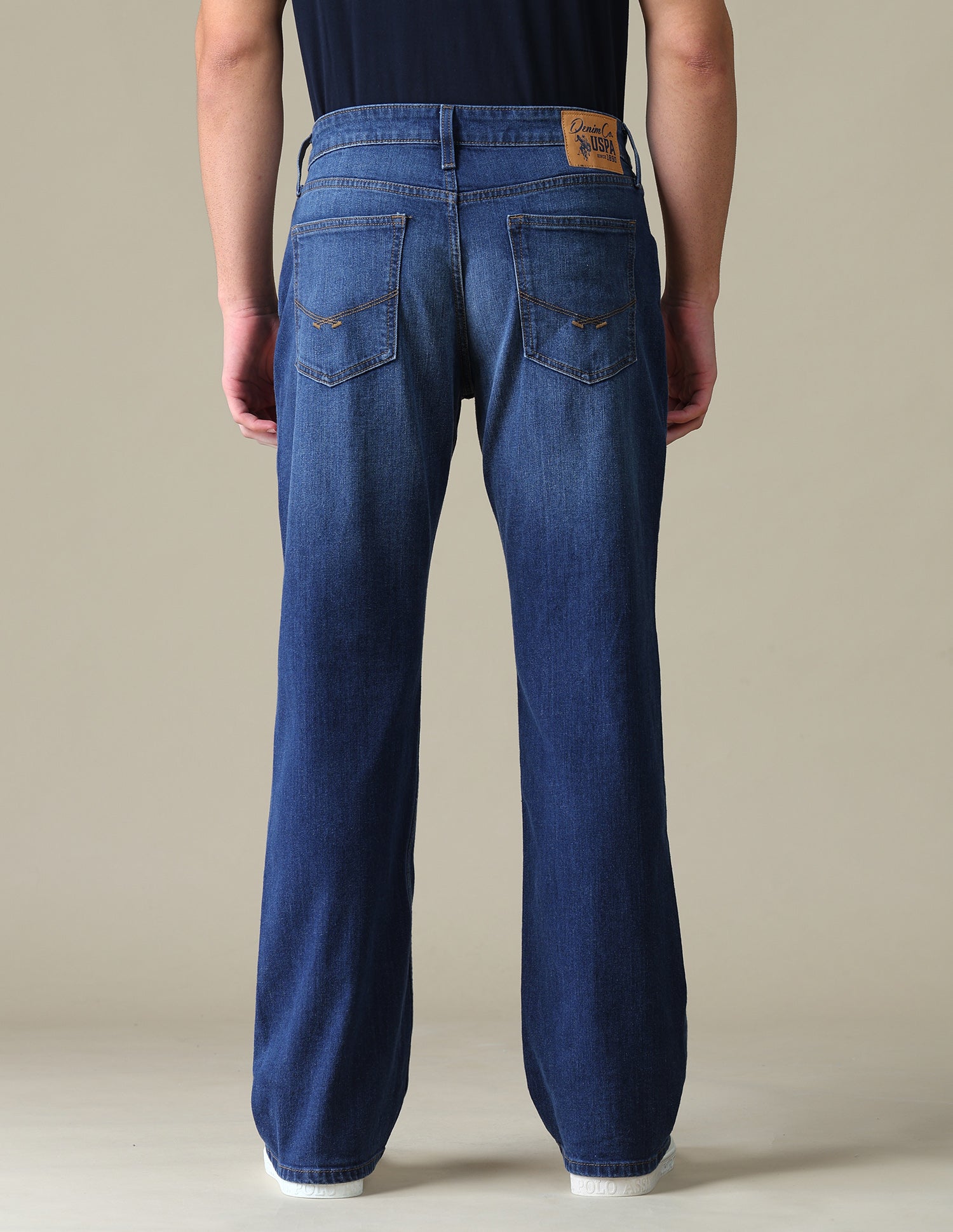 Connor Bootcut Fit Blue Jeans Dark Blue - U.S. Polo Assn. India | Large