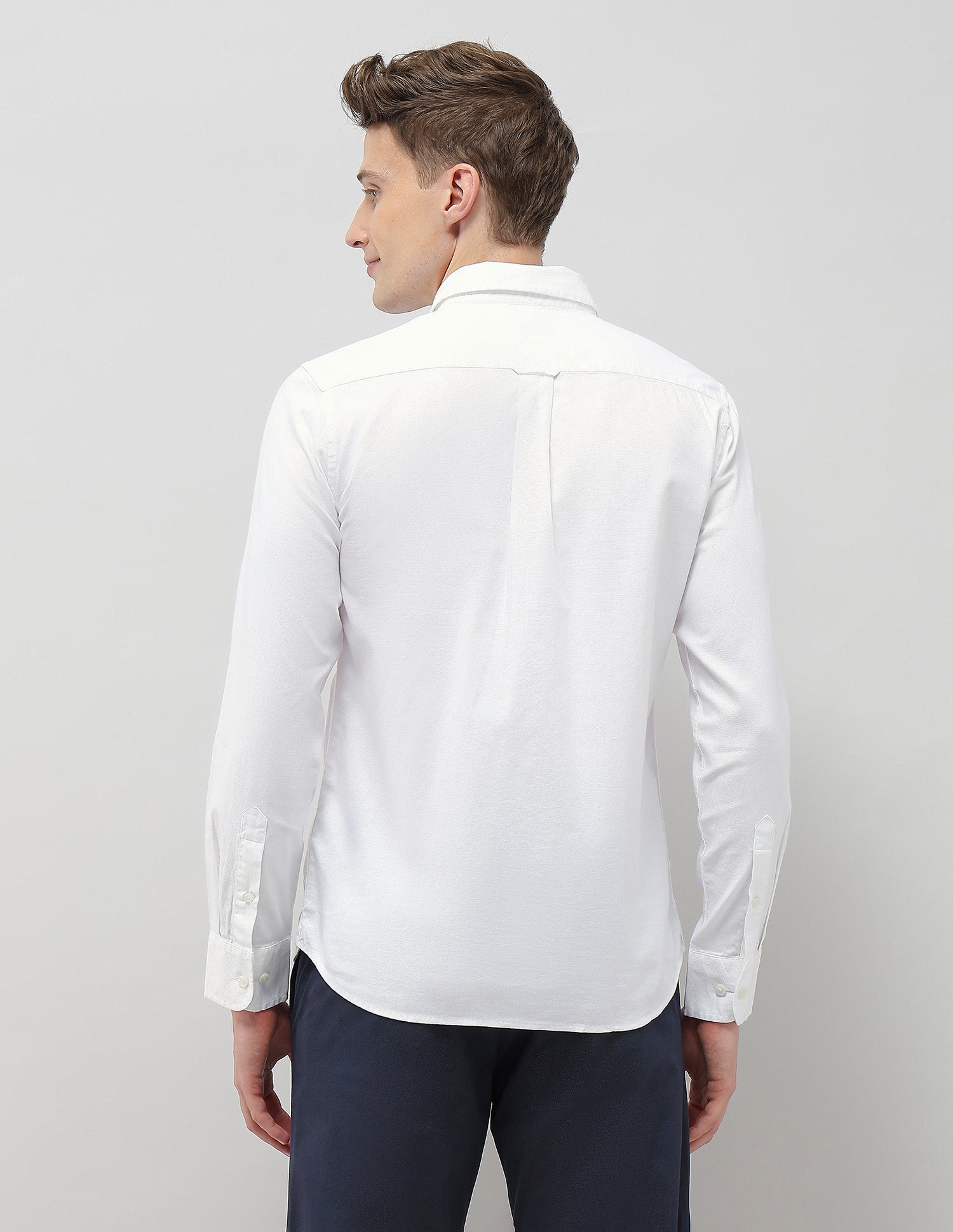 New Port Marina Regular Fit Shirt White - U.S. Polo Assn. India | Large