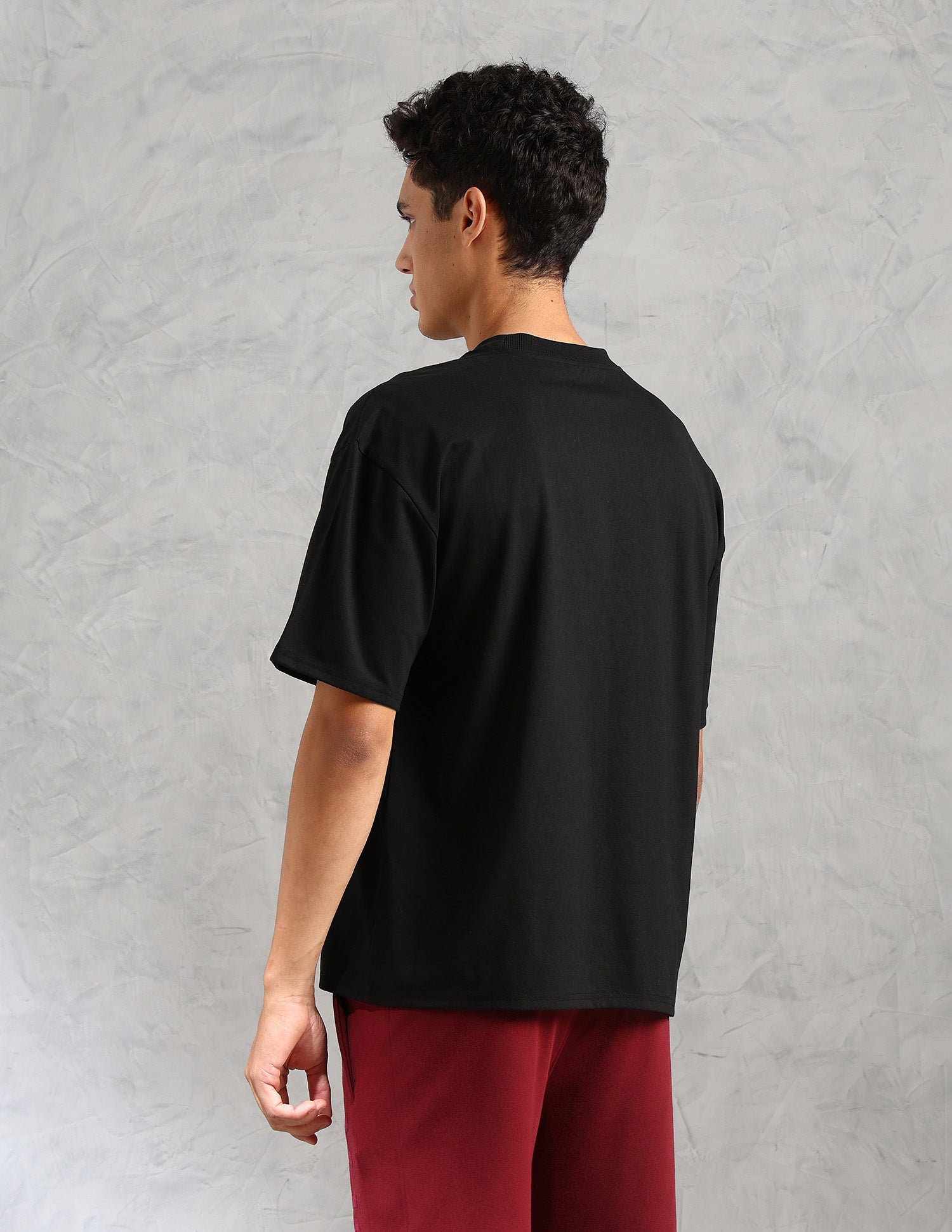 Brand Printed Comfort Fit OEE09 Lounge T-Shirt - Pack Of 1 Black - U.S. POLO ASSN. | Large