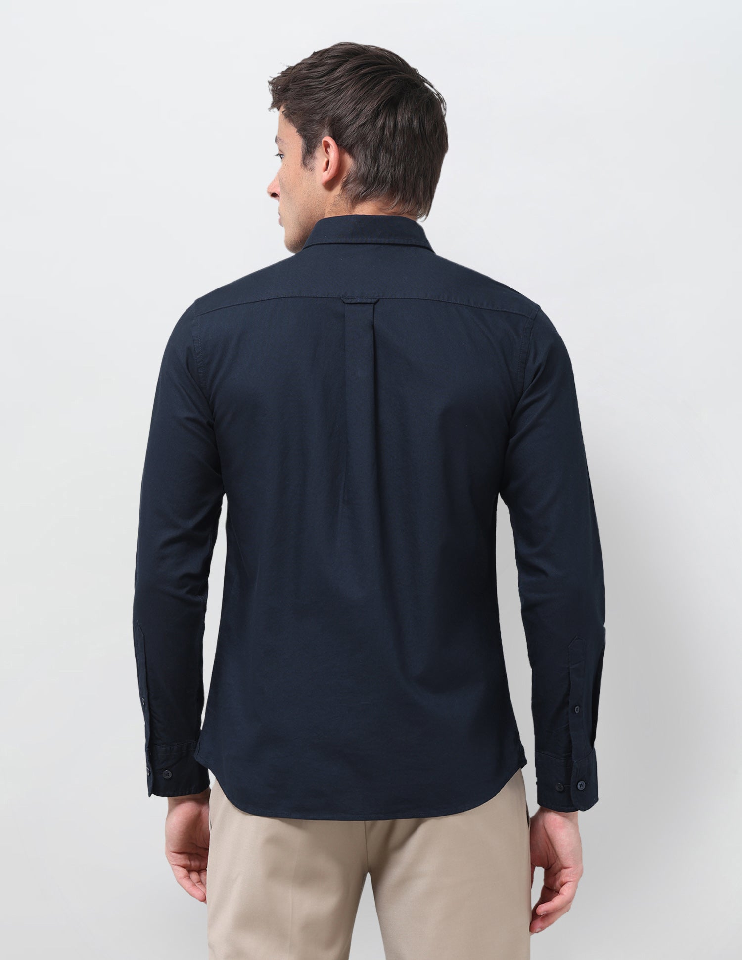 Tailored Fit Oxford Shirt Navy - U.S. Polo Assn. India | Large