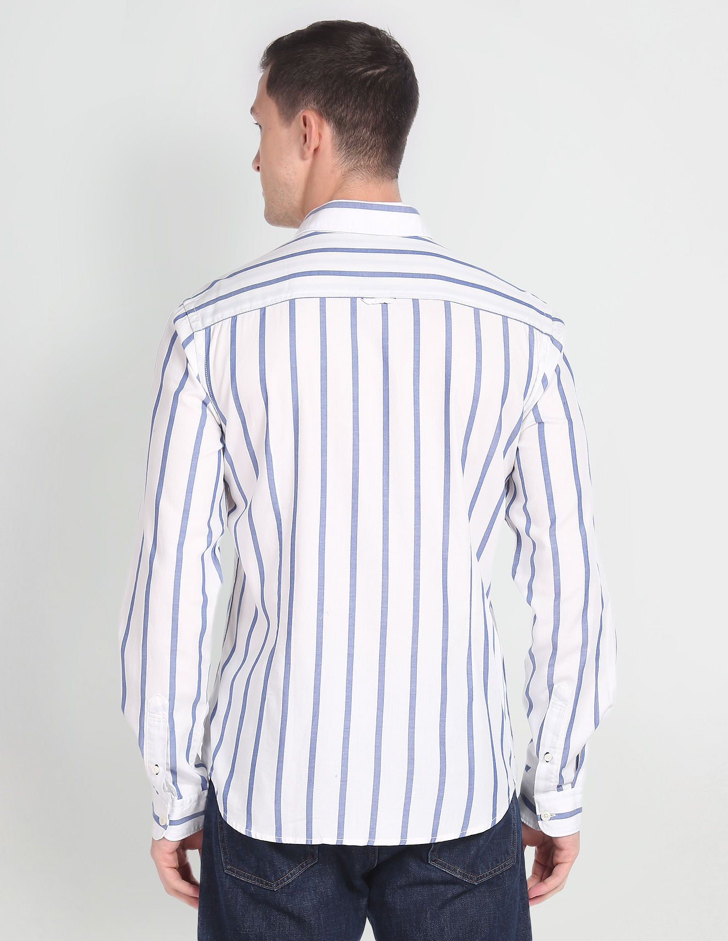 Vertical Stripe Slim Fit Shirt – U.S. Polo Assn. India