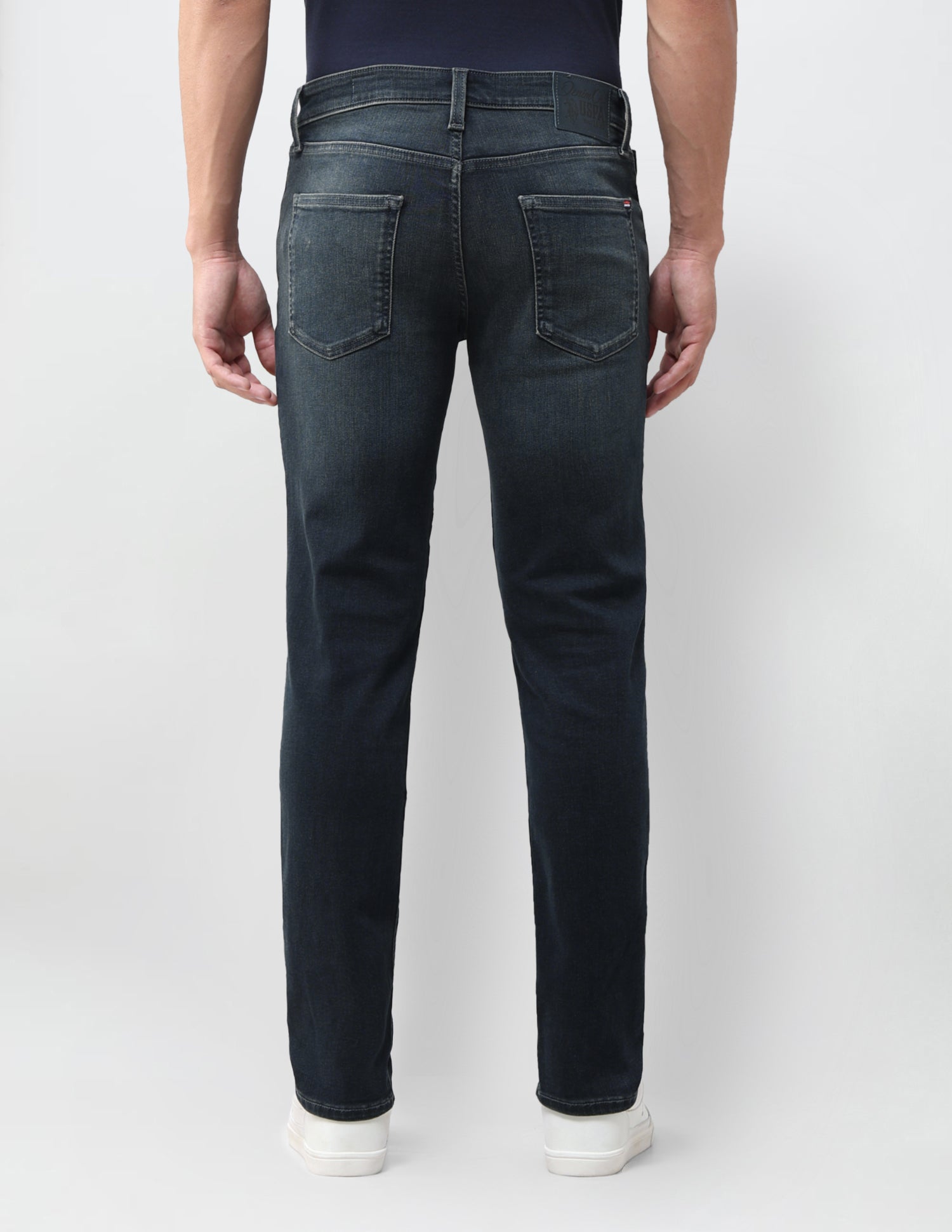 Brandon Slim Tapered Fit Grey Jeans Grey - U.S. Polo Assn. India | Large