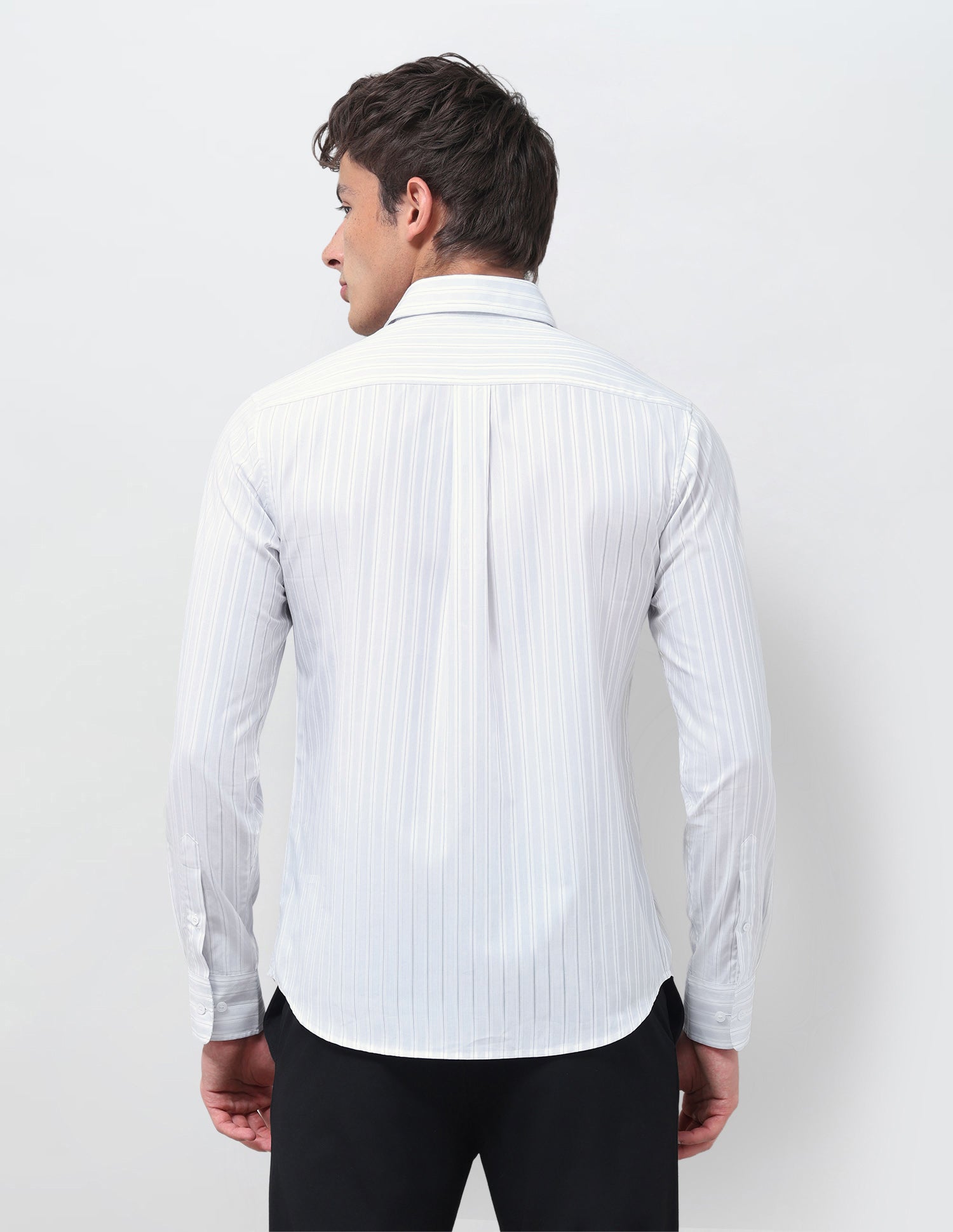 Vertical Striped Shirt Grey - U.S. Polo Assn. India | Large