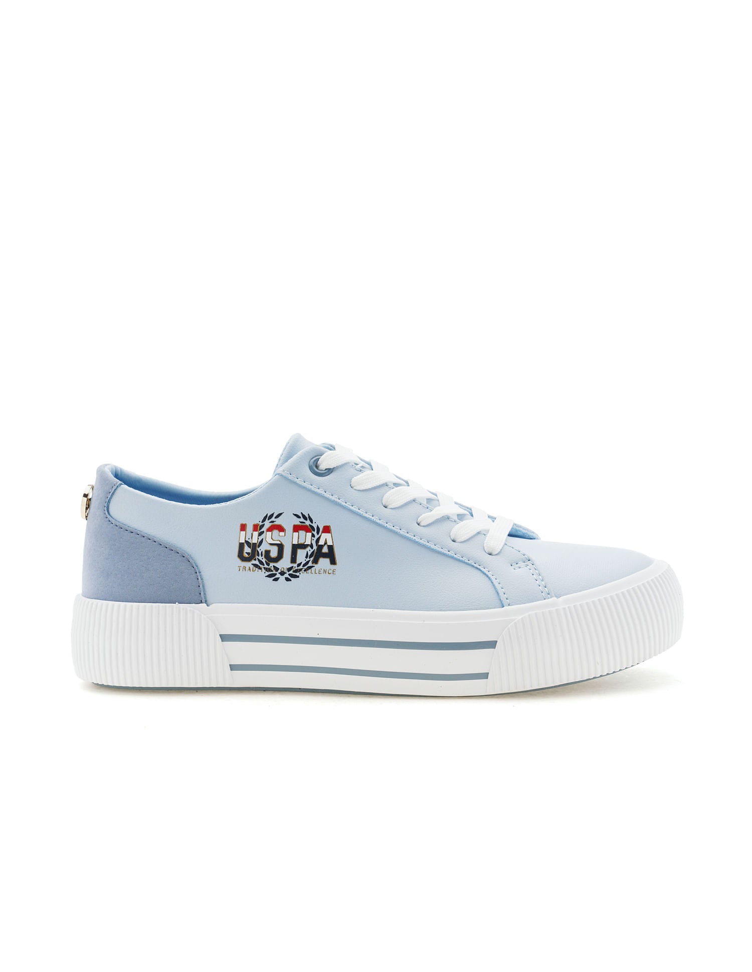 Women Hollie Colour Block Sneakers Blue - U.S. Polo Assn. India | Large