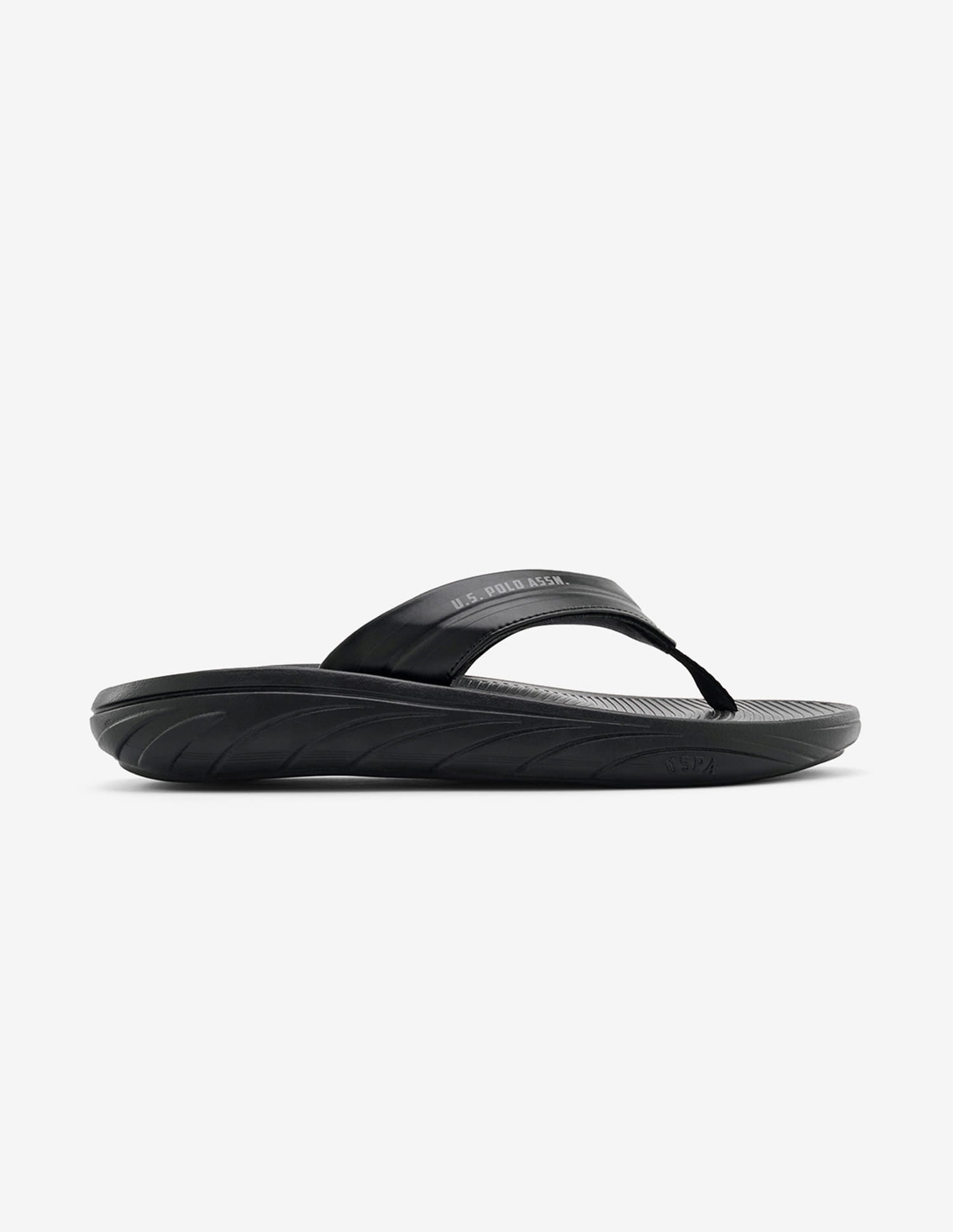 Broad Strap Celtic Flip Flops Black - U.S. Polo Assn. India | Large