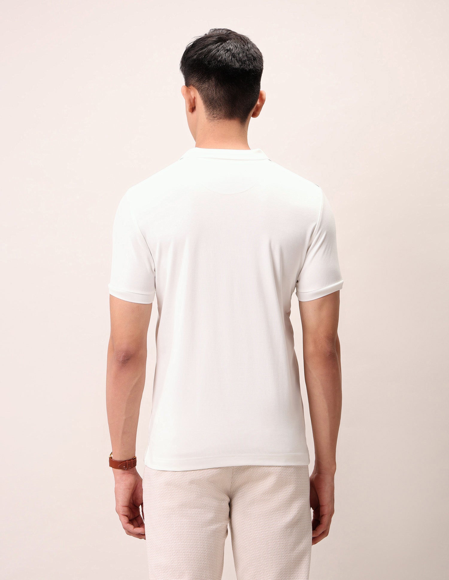 Muscle Fit Outdoor Polo Shirt Ivory - U.S. Polo Assn. India | Large