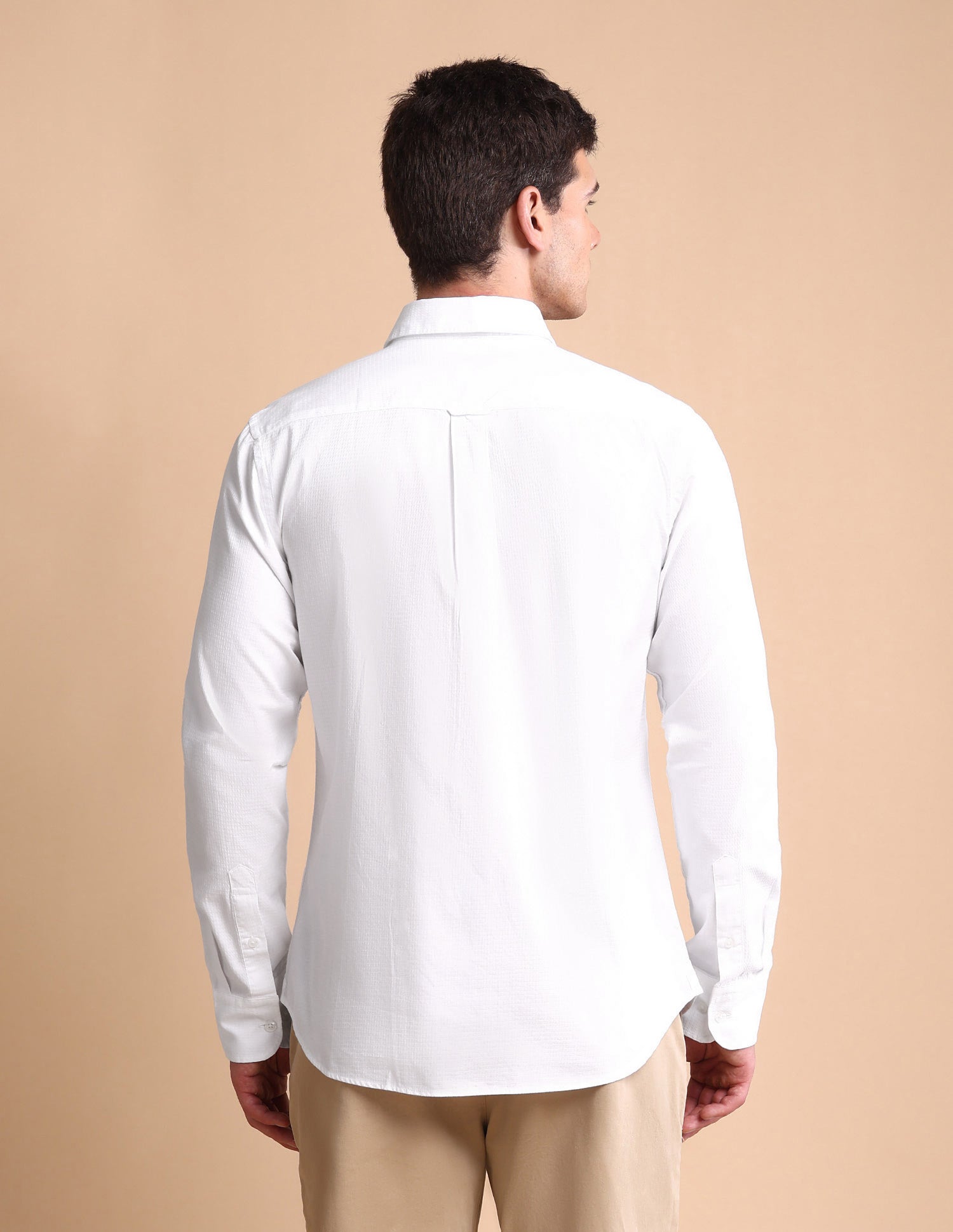 Pure Cotton Tailored Fit Shirt White - U.S. POLO ASSN. | Large