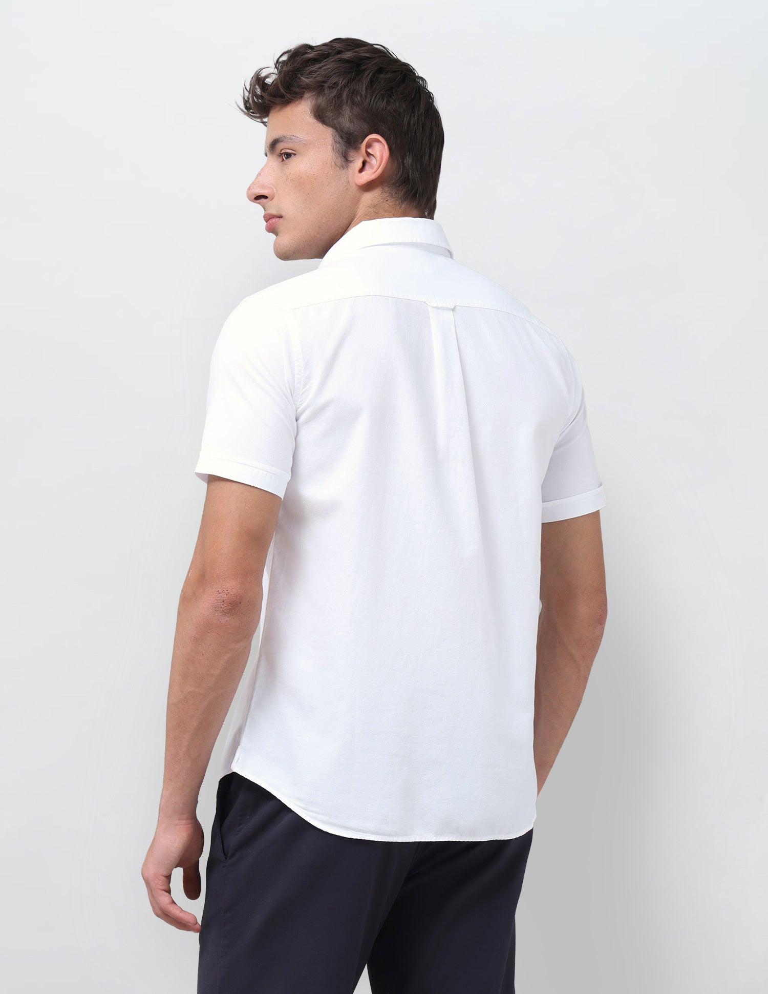 Solid Regular Fit Shirt White - U.S. Polo Assn. India | Large
