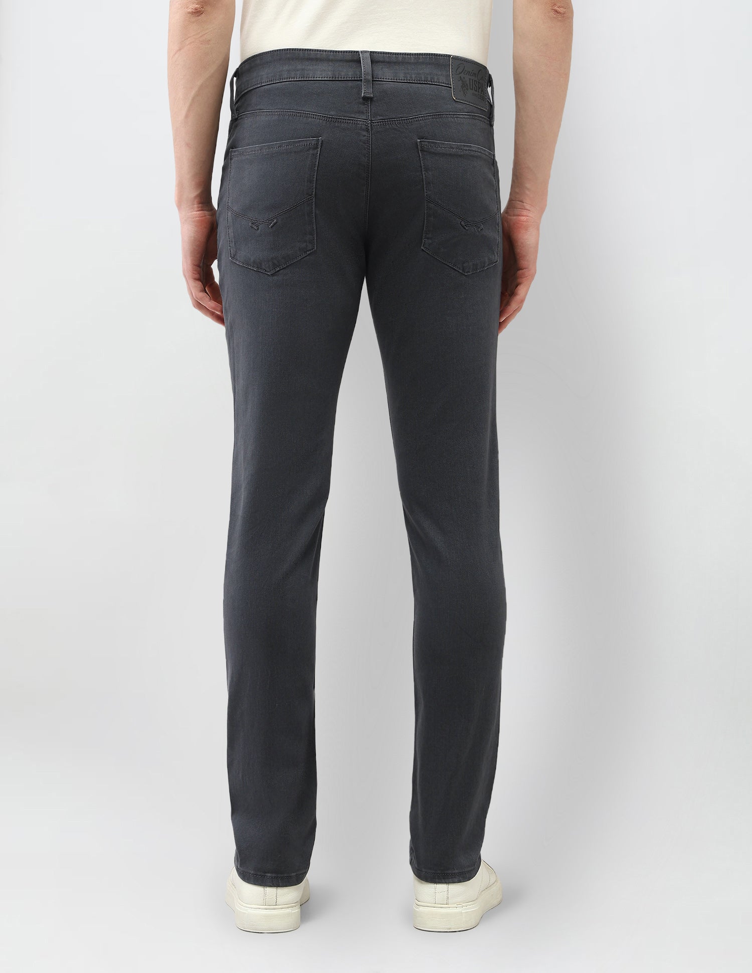 Mid Rise Brandon Slim Tapered Fit Jeans Grey - U.S. Polo Assn. India | Large